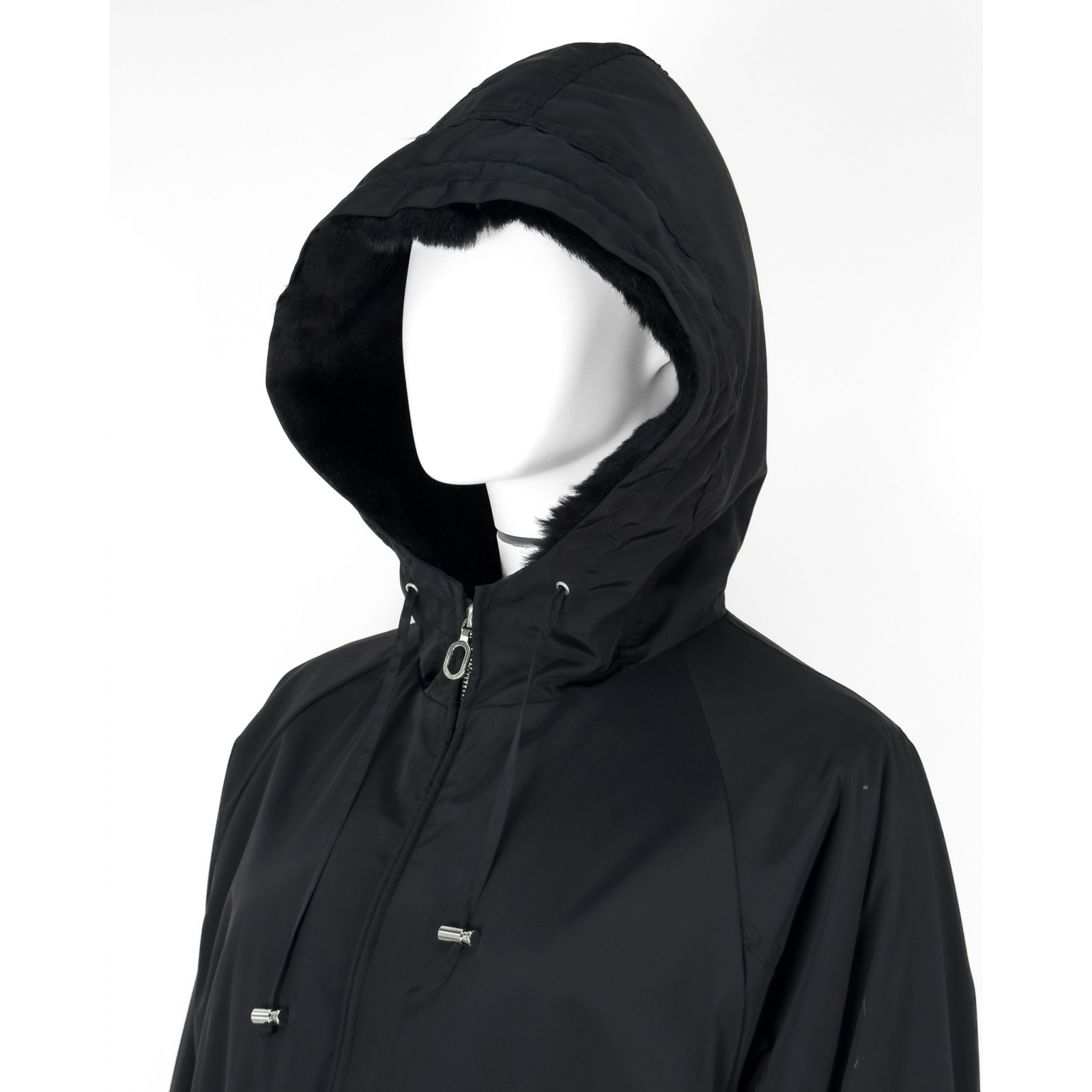 Długa kurtka z kapturem Laurel