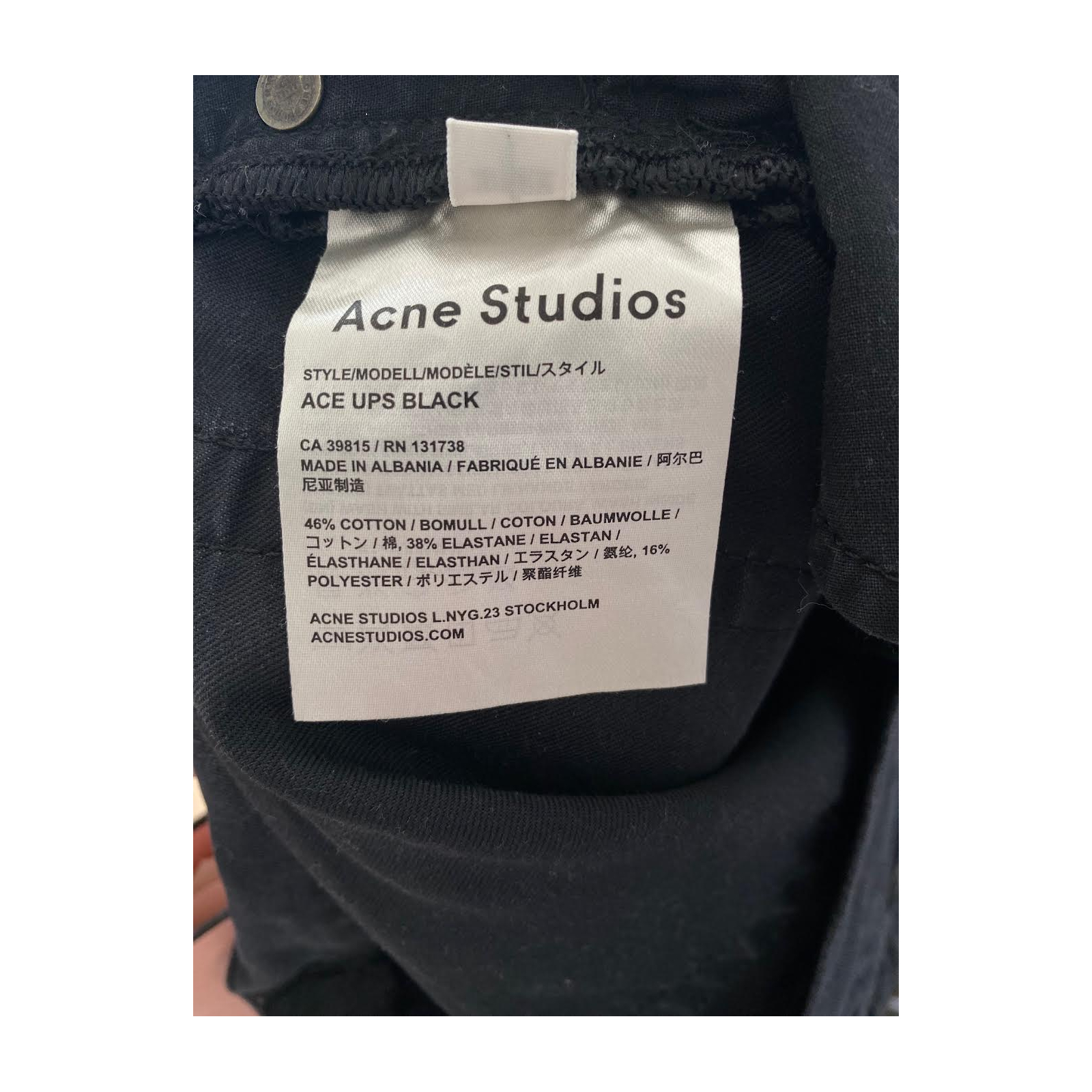 Jeans spodnie Acne Studio