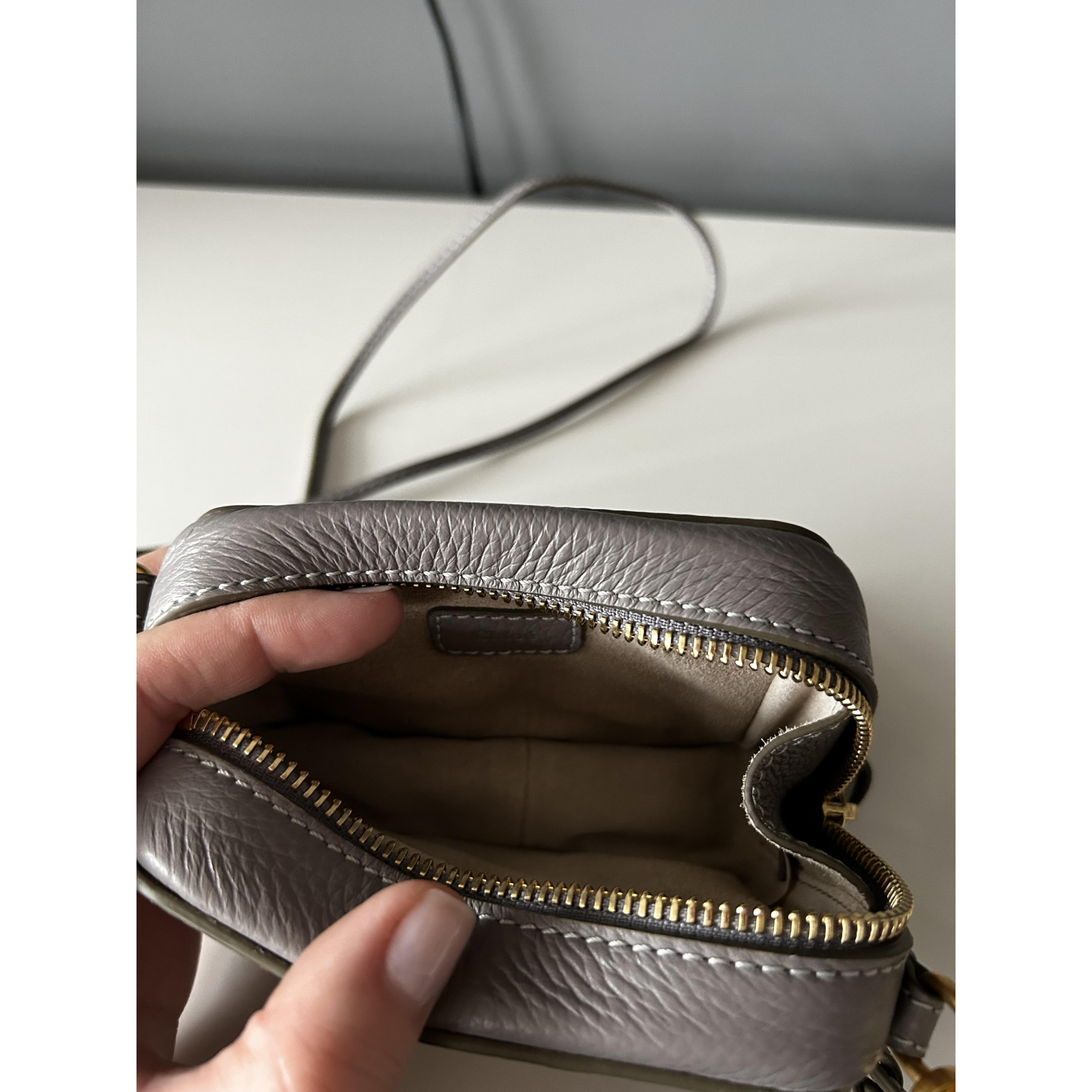 Nowa Chloe Marcie Mini skórzana torba crossbody