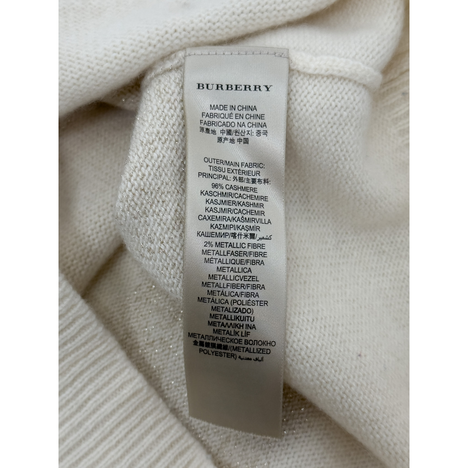 Kaszmirowy sweter Burberry Brit