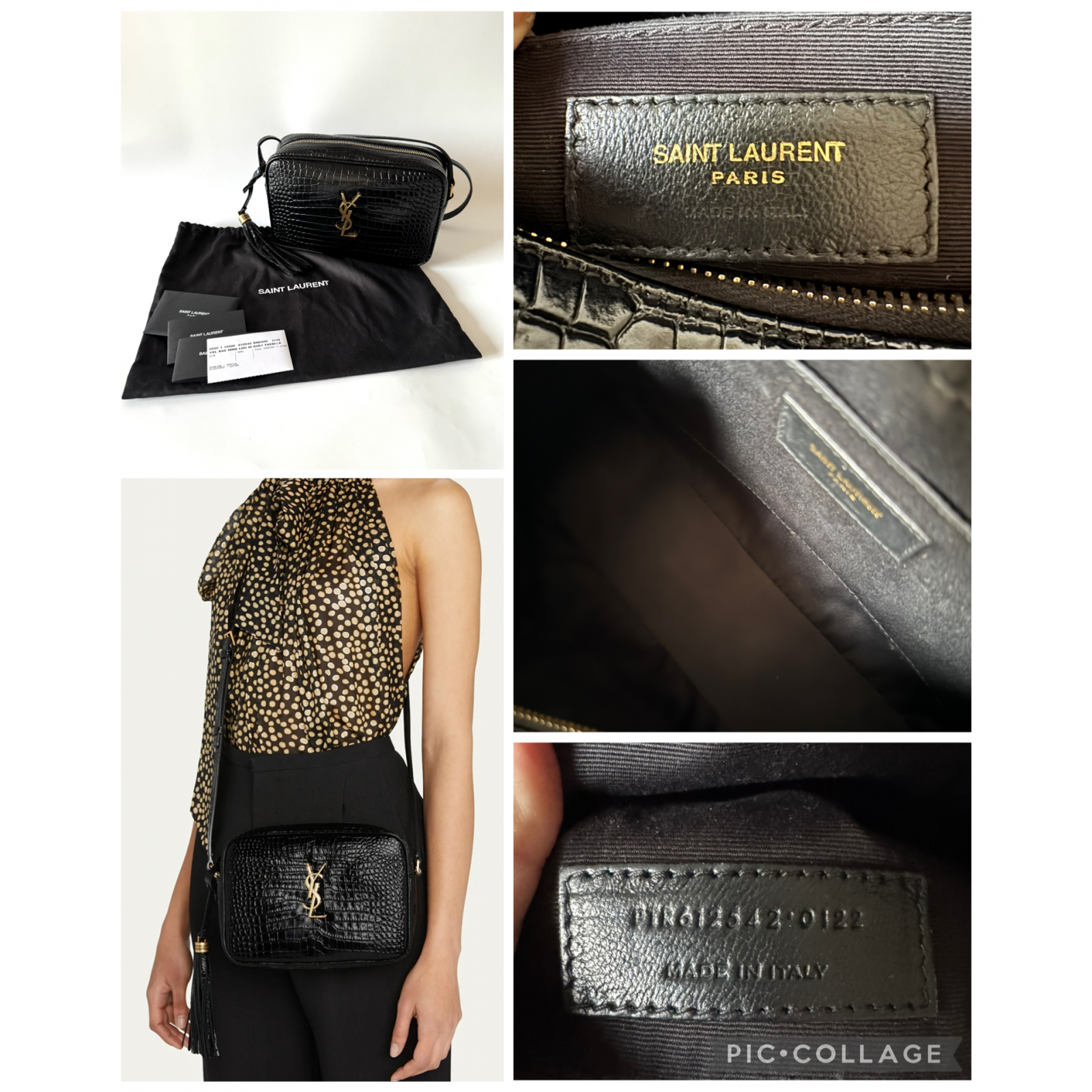 SAINT LAURENT LOU Medium Camera Bag - torebka