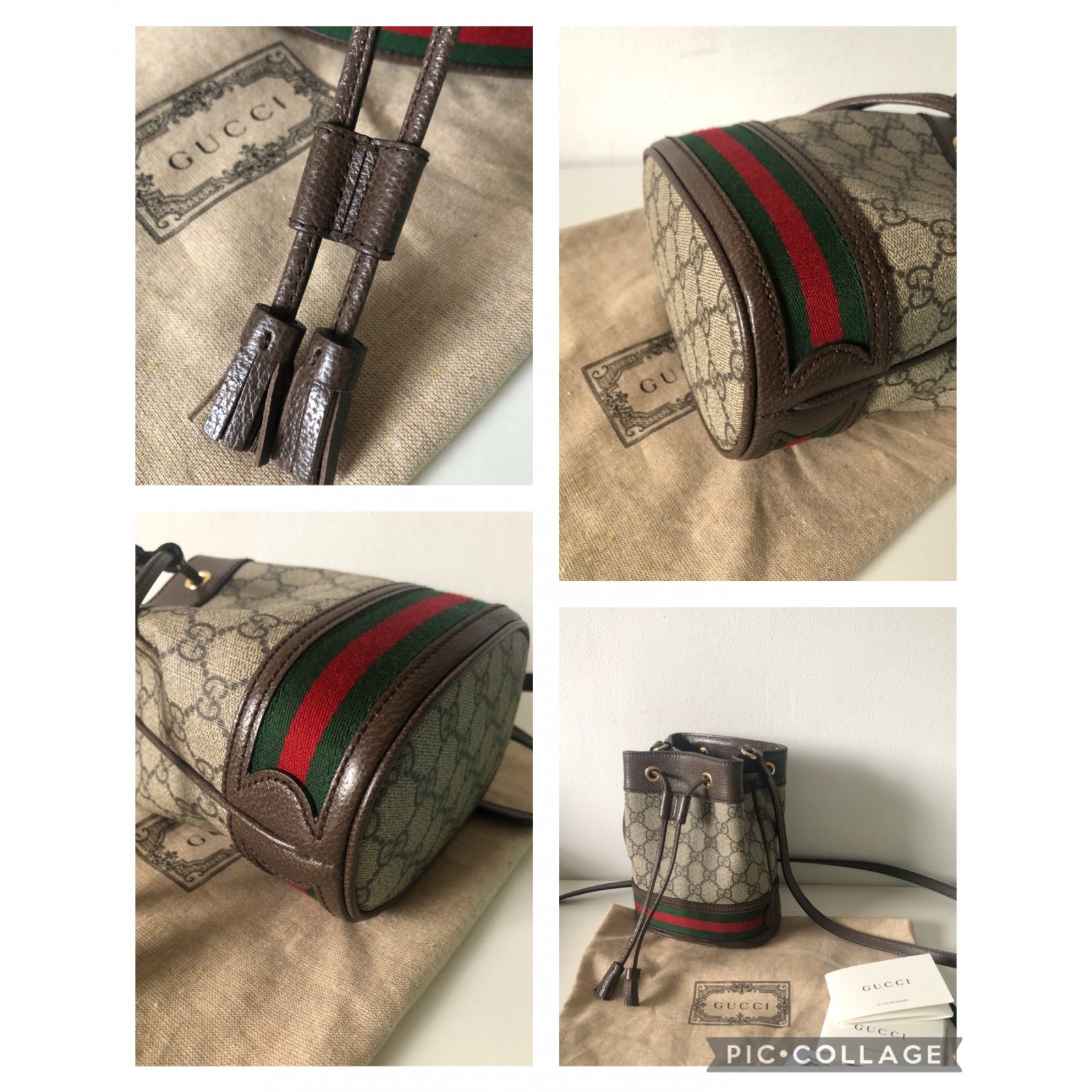 GUCCI Ophidia Mini GG Bucket Bag - torebka Worek