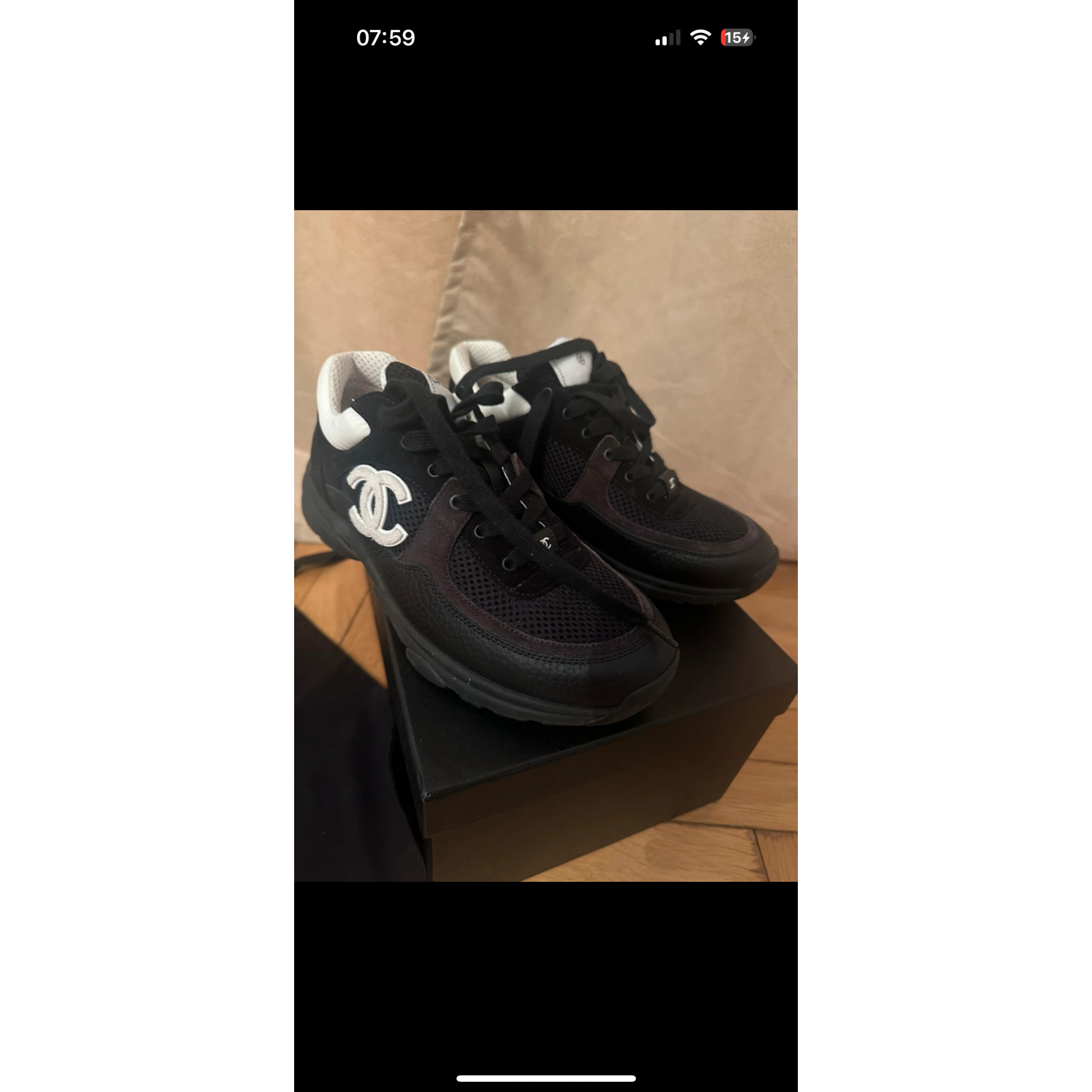 Sneakersy CHANEL