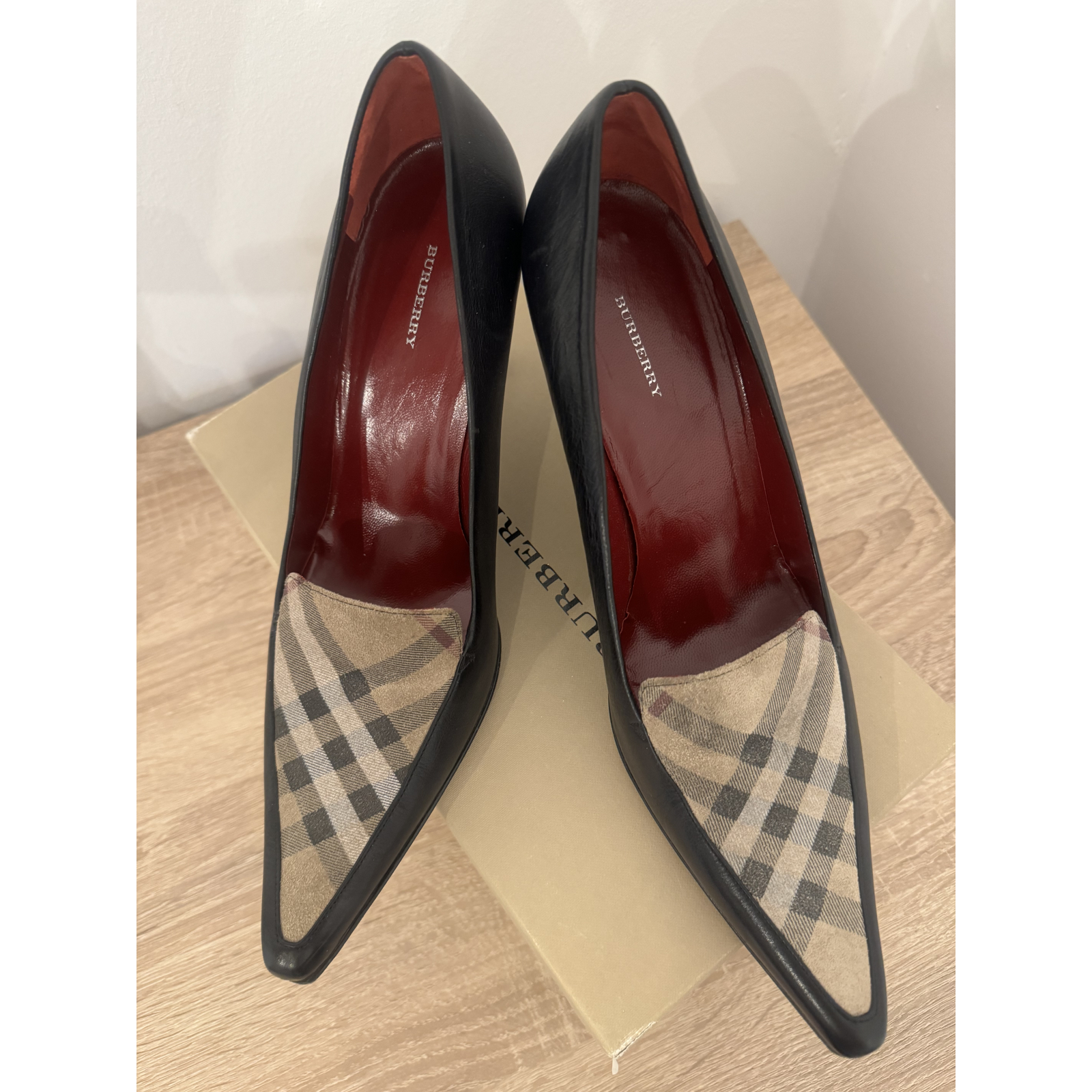 Czółenka szpilki Burberry