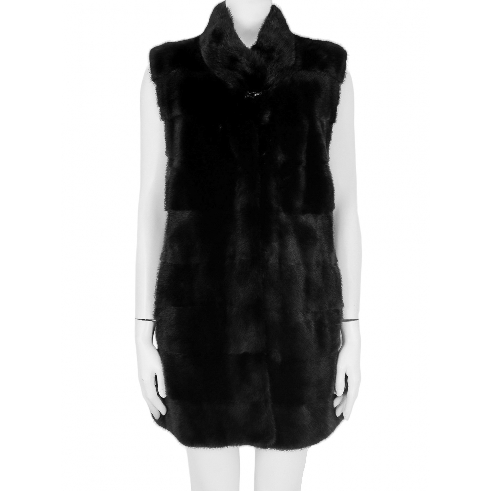 Kamizelka z futra z norki Marco Vanoli