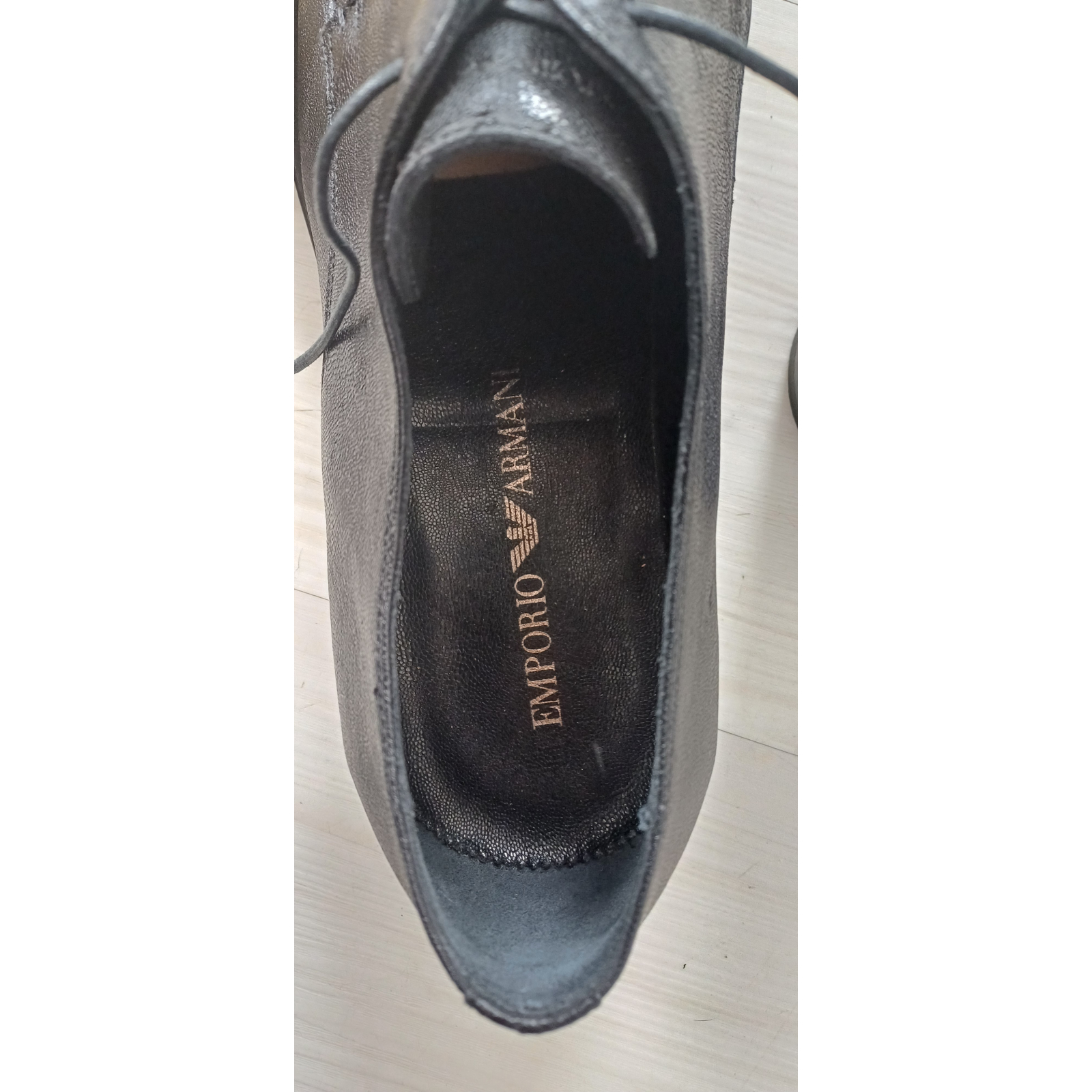 Skórzane półbuty Emporio Armani