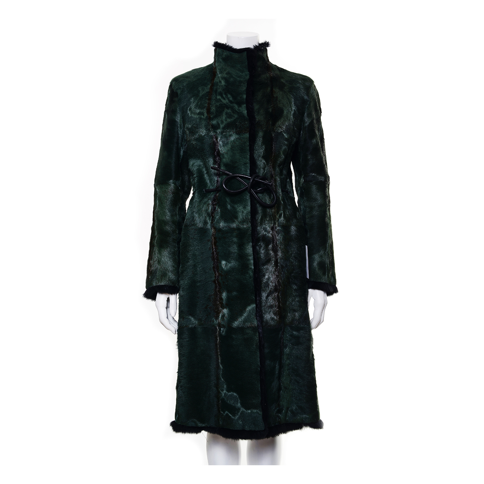 Reversible Emerald Green Fur Coat