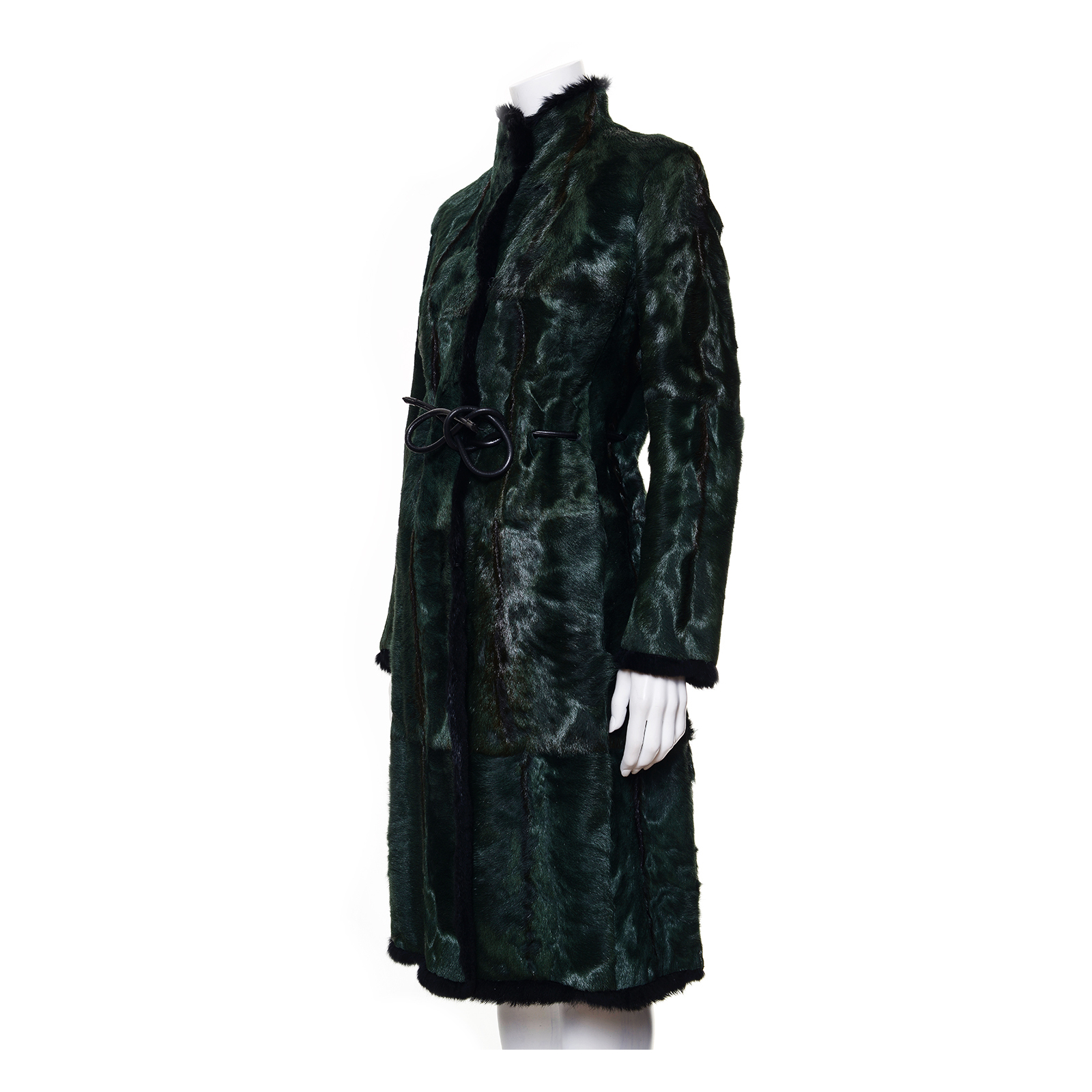 Reversible Emerald Green Fur Coat