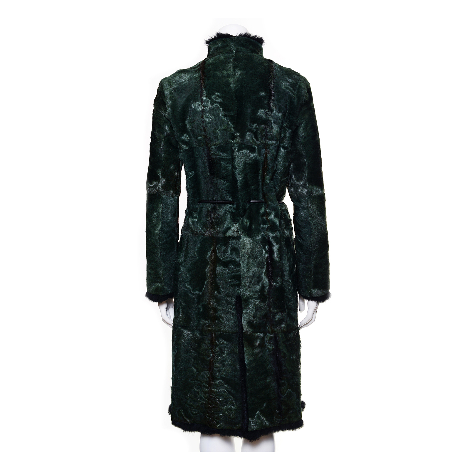 Reversible Emerald Green Fur Coat