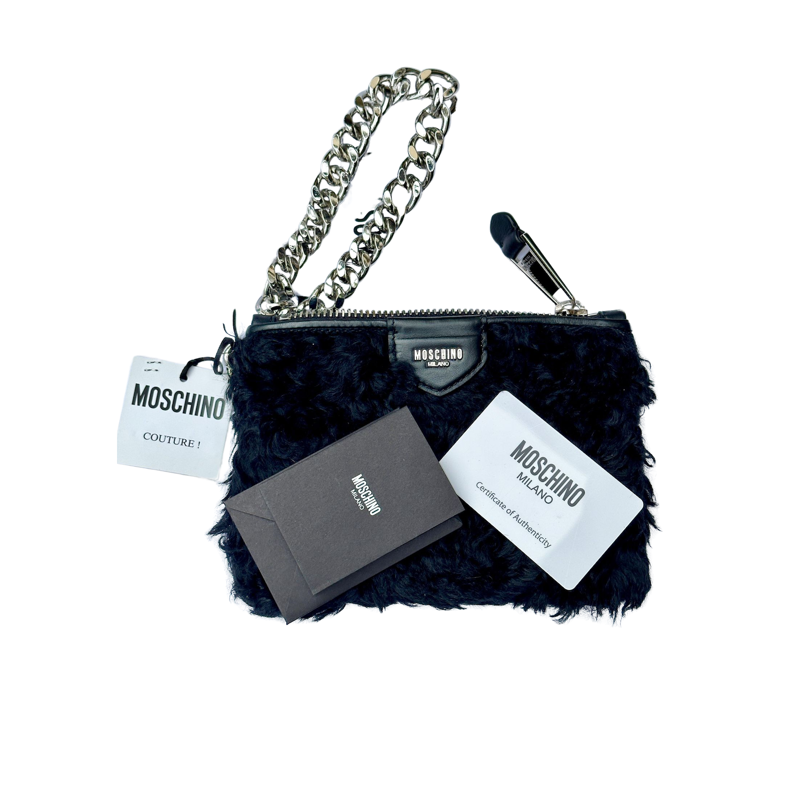 MOSCHINO - czarna pochette