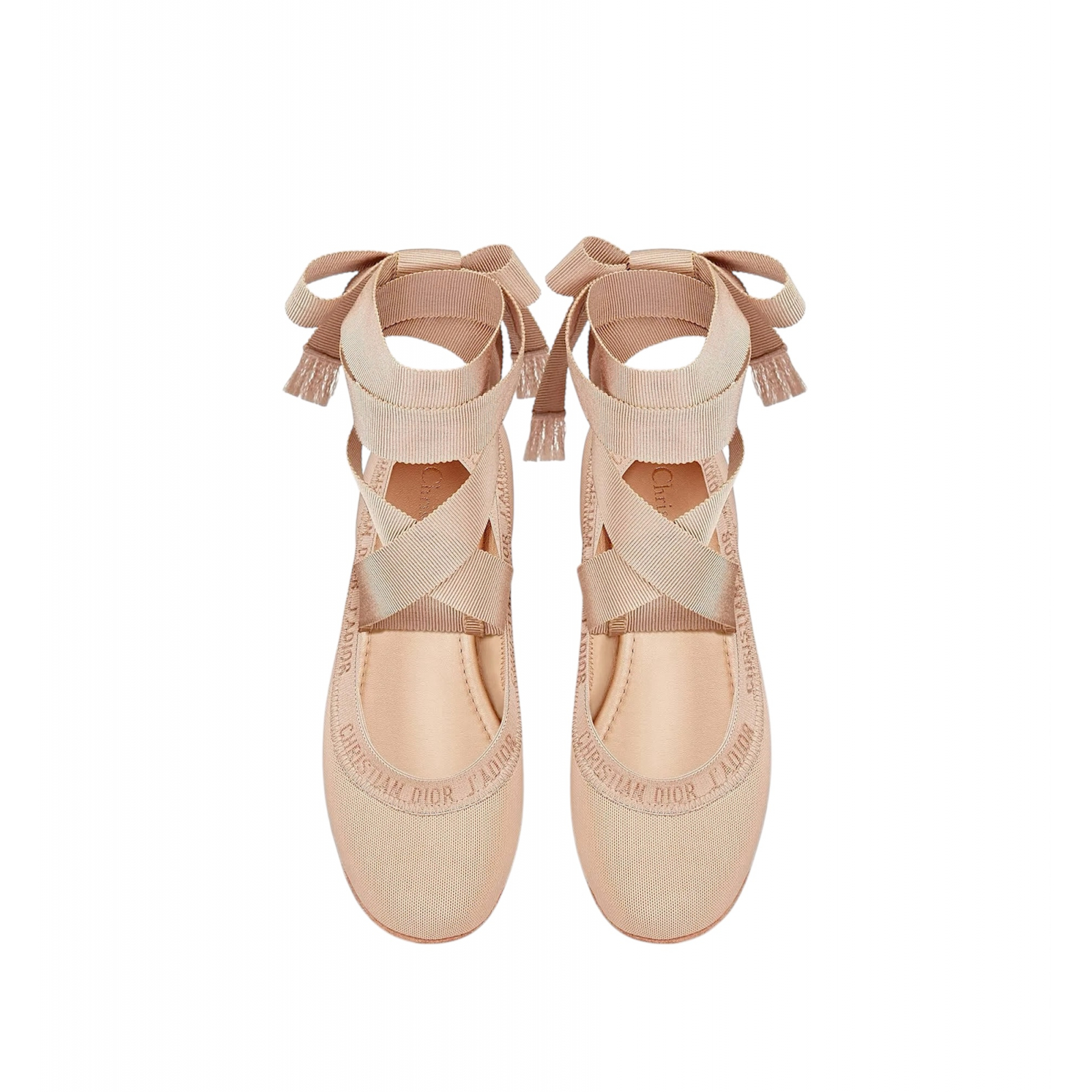 DIOR Academy Lace-Up Ballet / Ballerina Flats - baleriny