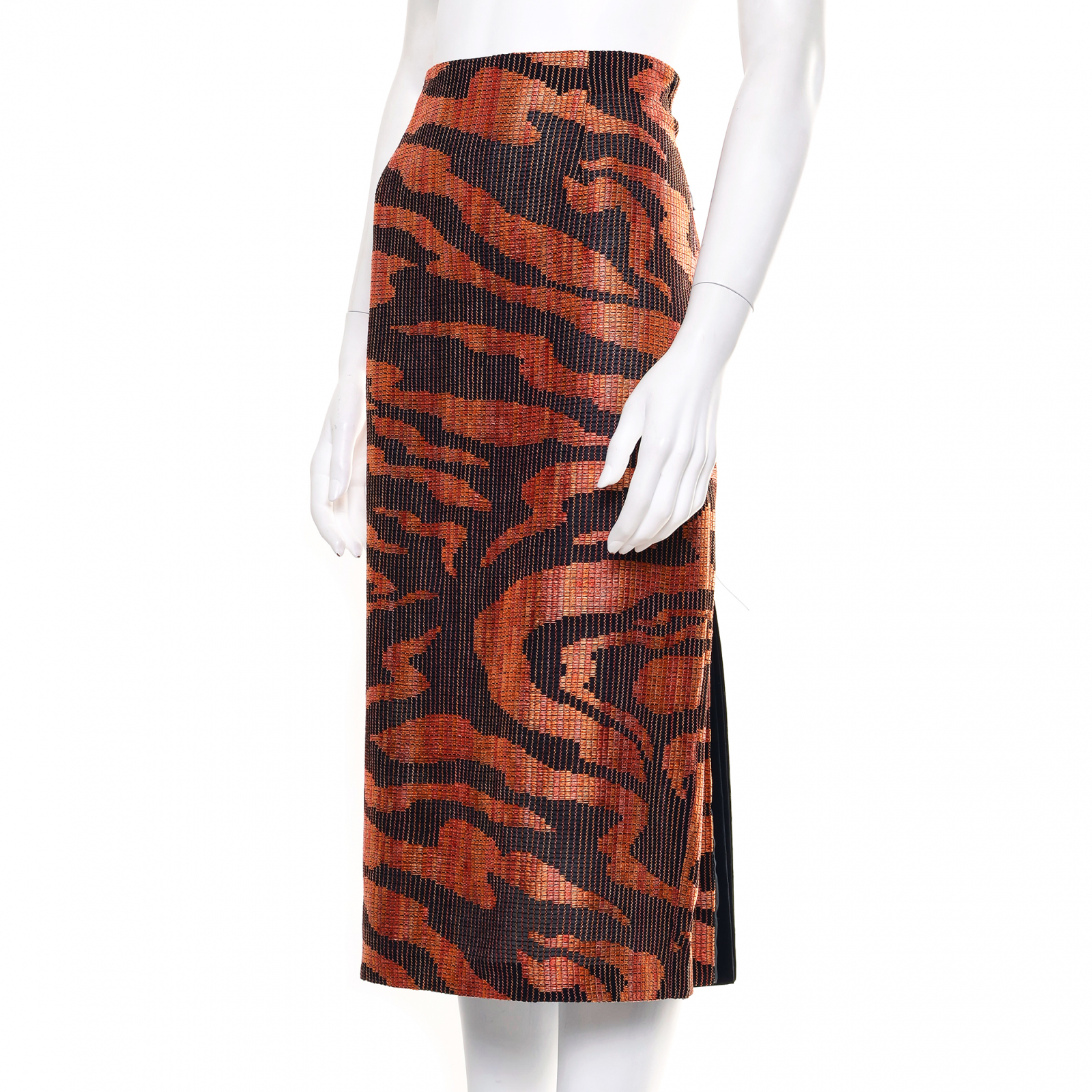 Missoni. Zebra-patterned tweed pencil skirt