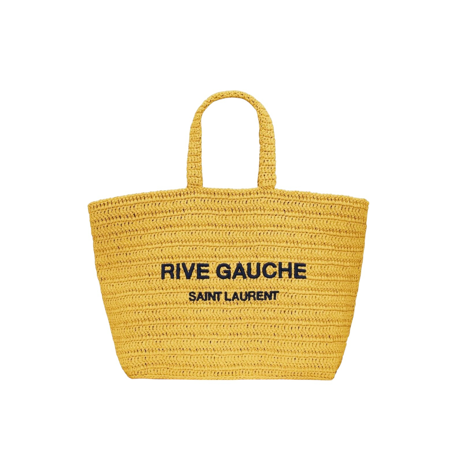 Saint Laurent - rive gauche raffia bag