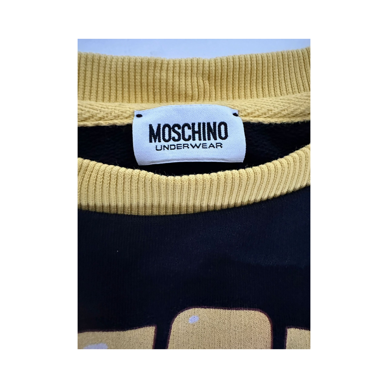 MOSCHINO - sportowa bluza z motywem zegara