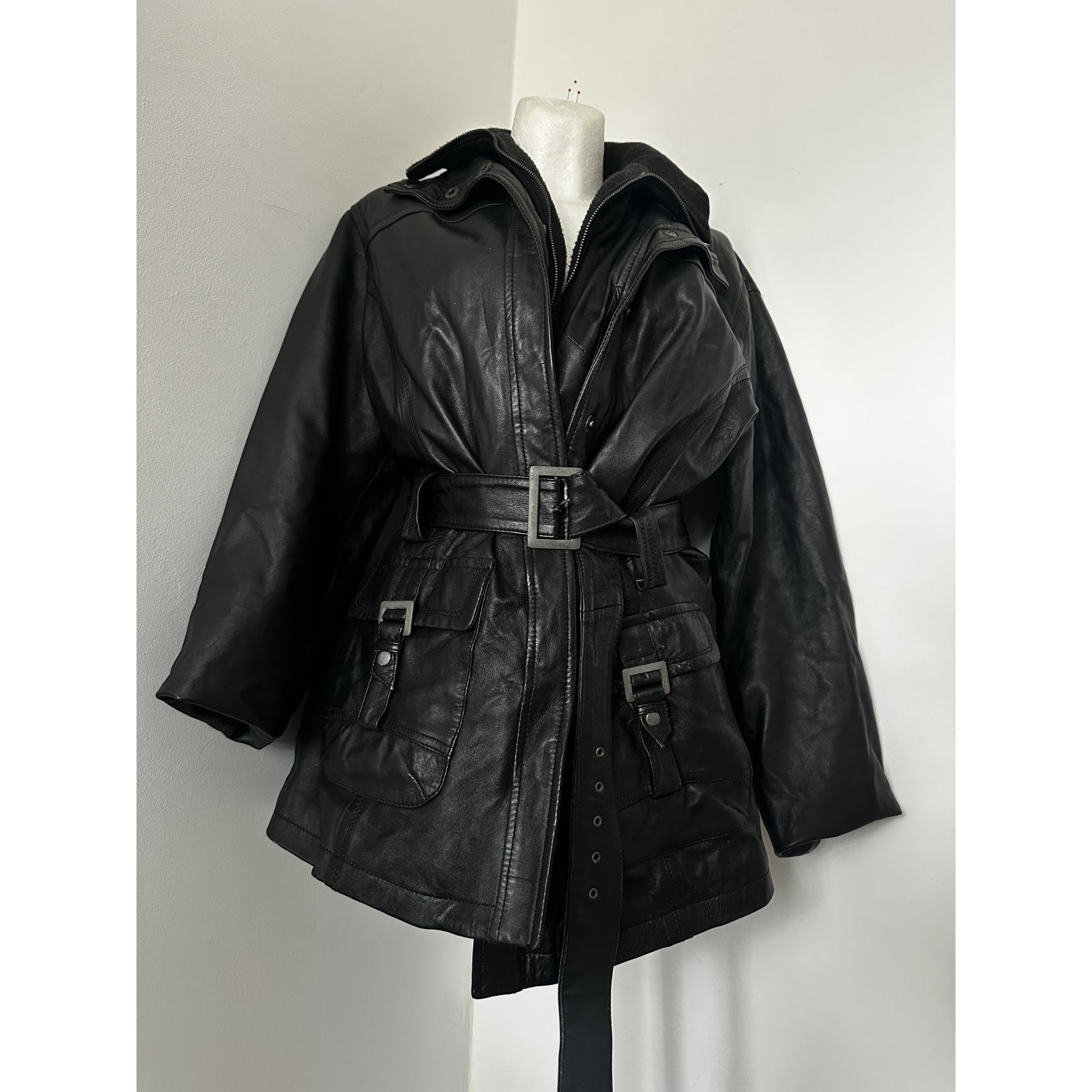 Biker jacket  skórzana krótka