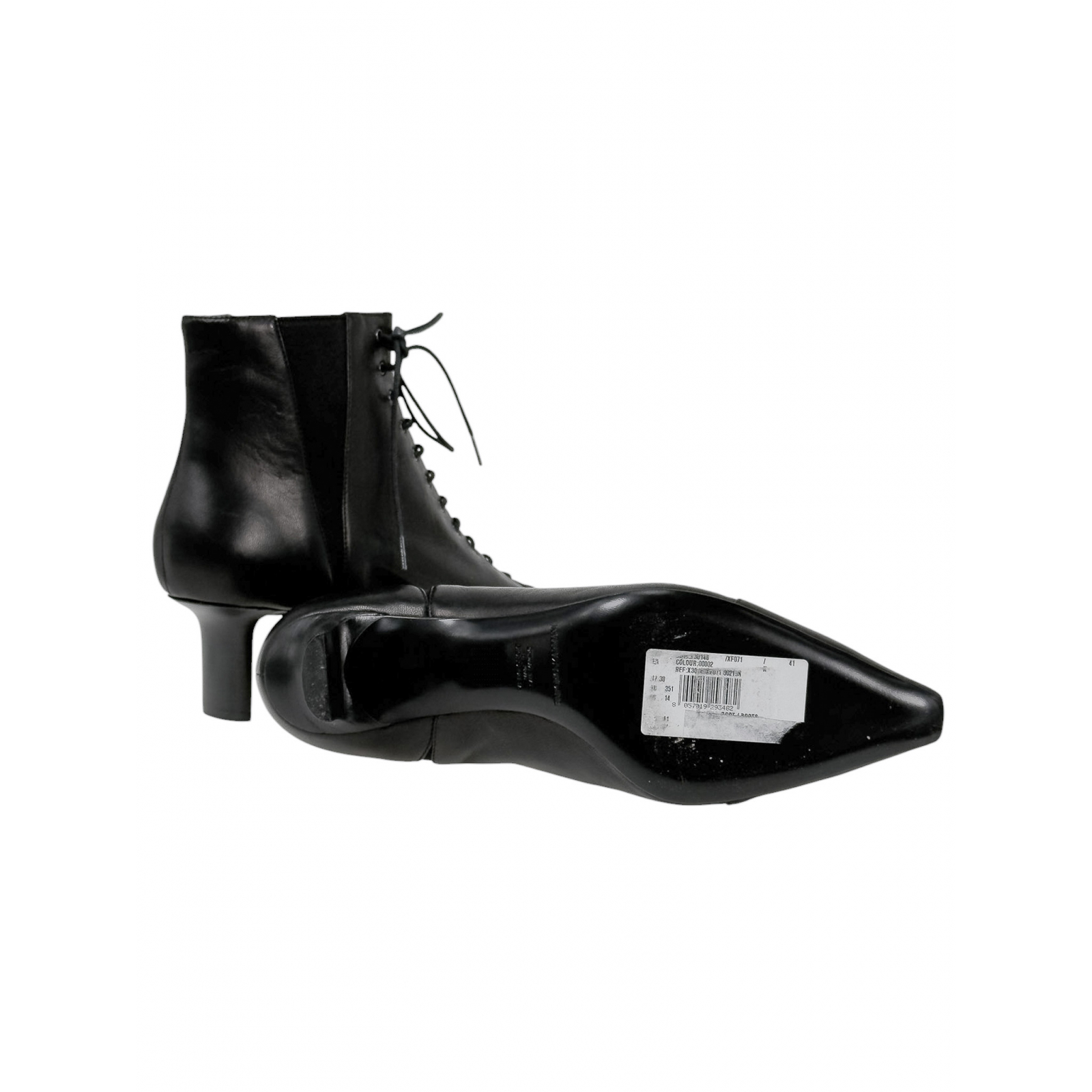 Skórzane botki Emporio Armani