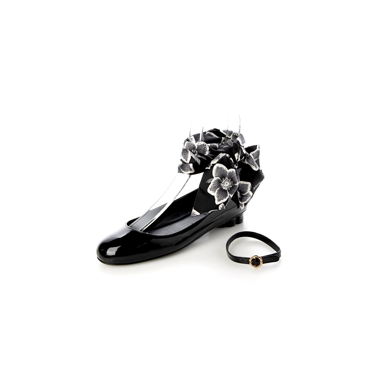 SALVATORE FERRAGAMO Cefalu Ballet Flats - baleriny z twilly