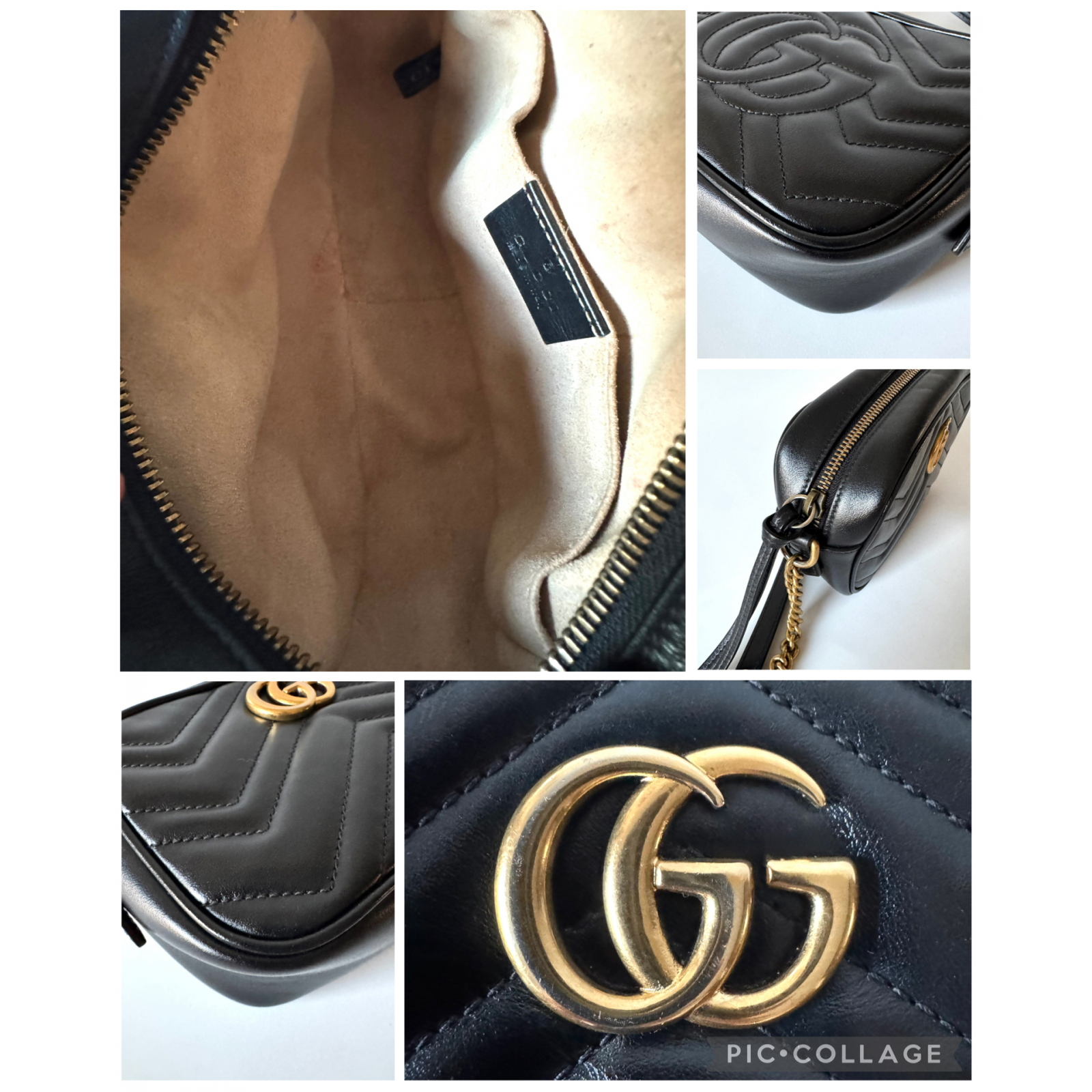 GUCCI Marmont Matelassé Mini Bag – torebka