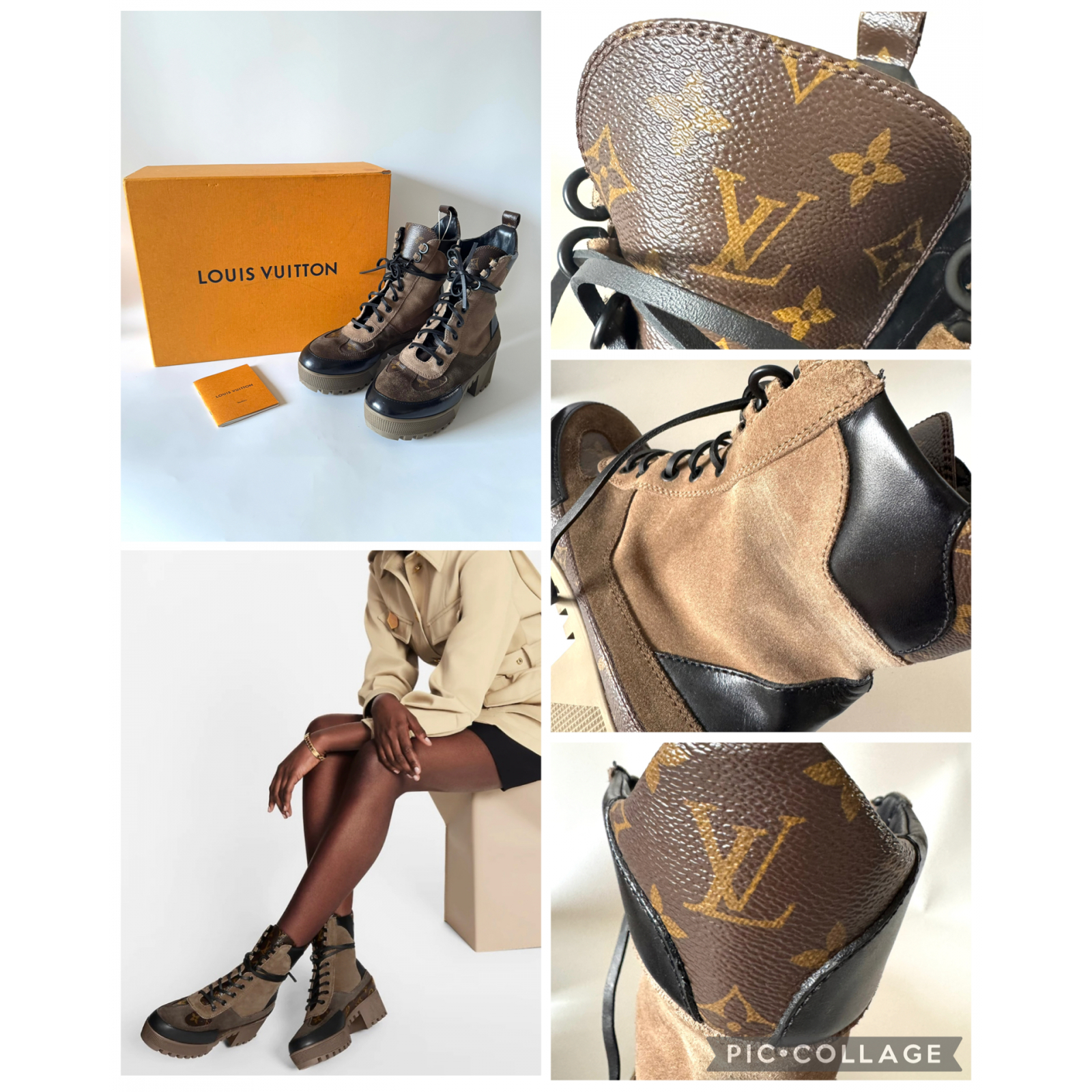 LOUIS VUITTON Laureate Desert Boots – botki