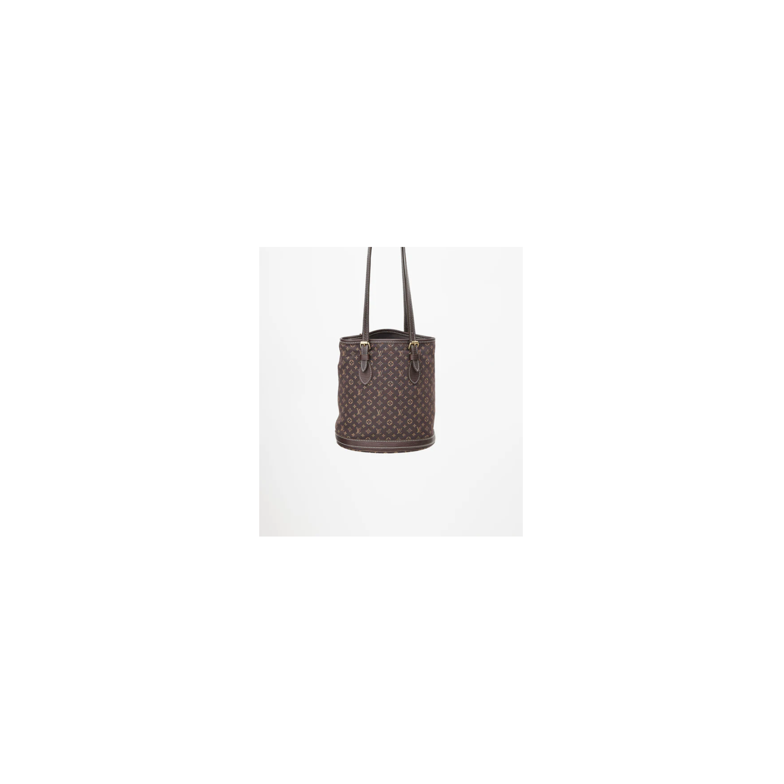 Torebka Louis Vuitton Brown Ebene Monogram Mini Lin Canvas Petit Bucket