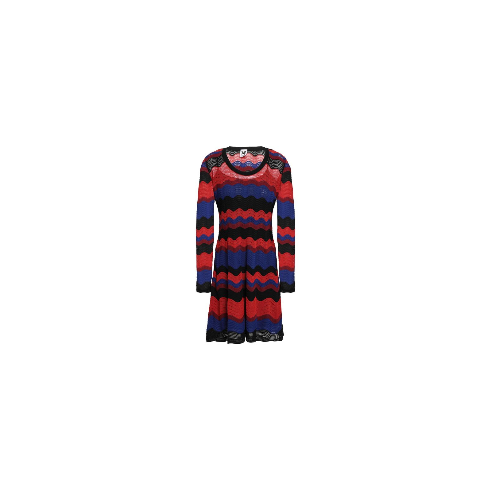 M MISSONI Multicolor Chevron Dress - sukienka