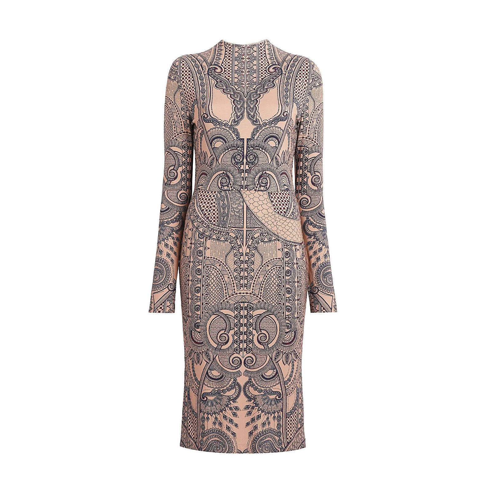 ROBERTO CAVALLI - sukienka we wzór Henna Tatoo
