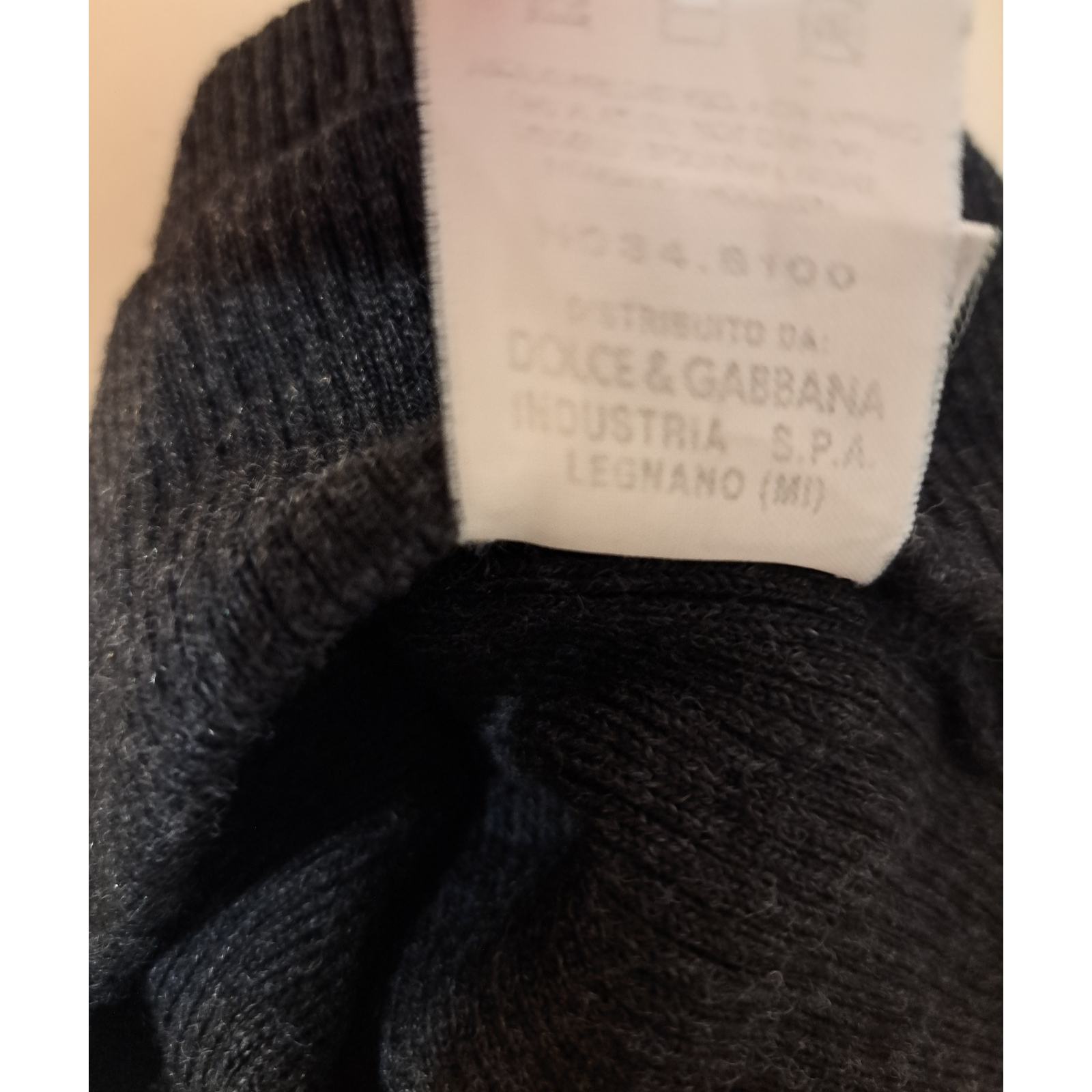 D&G Dolce&Gabbana czapka męska , wełna merino
