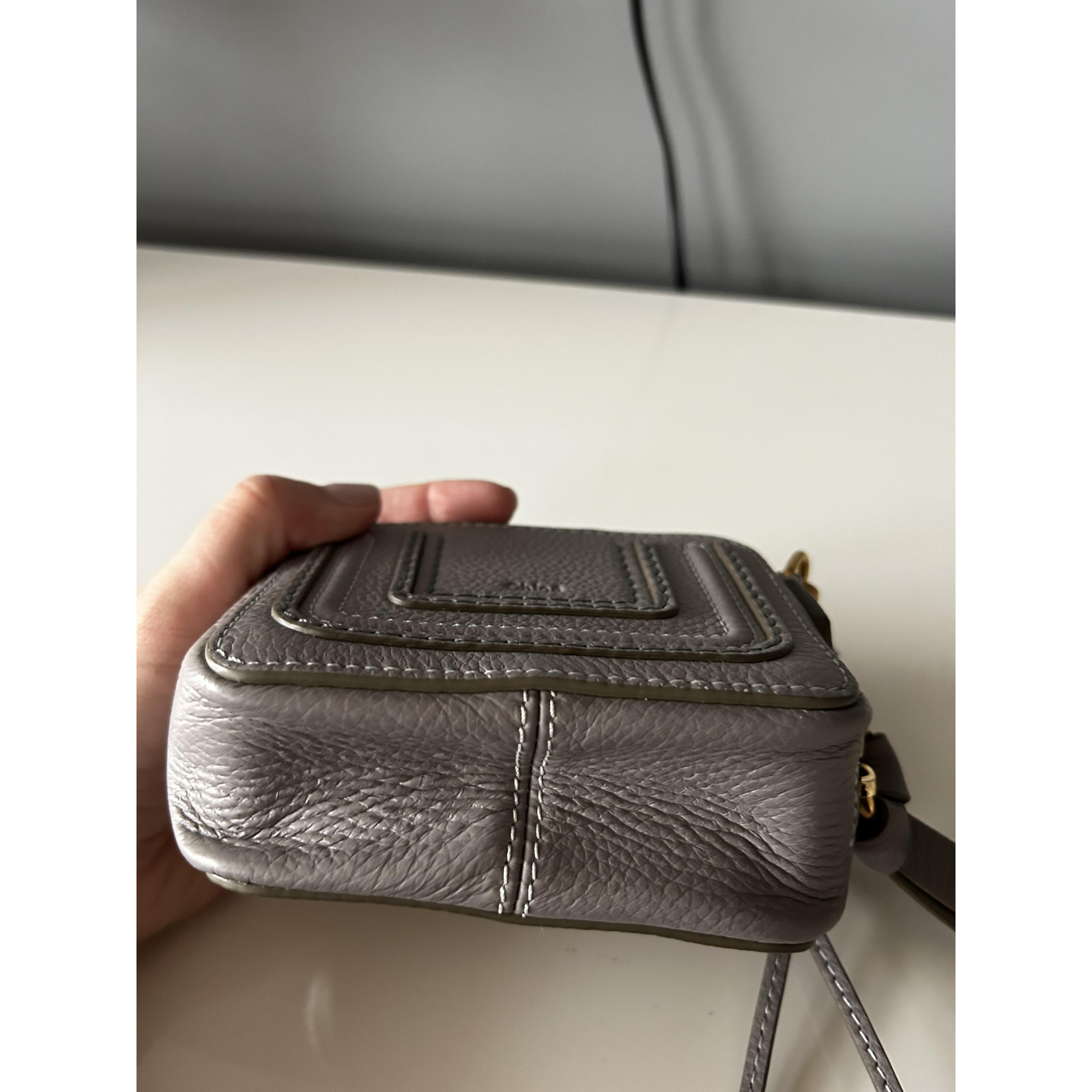 Nowa Chloe Marcie Mini skórzana torba crossbody