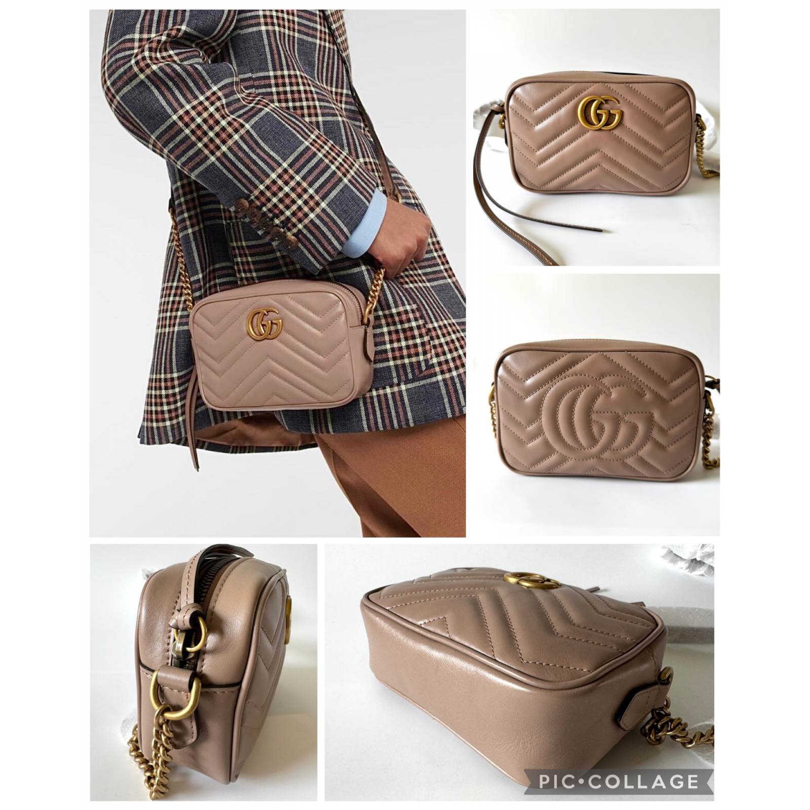 GUCCI Marmont Matelassé Mini Bag - torebka