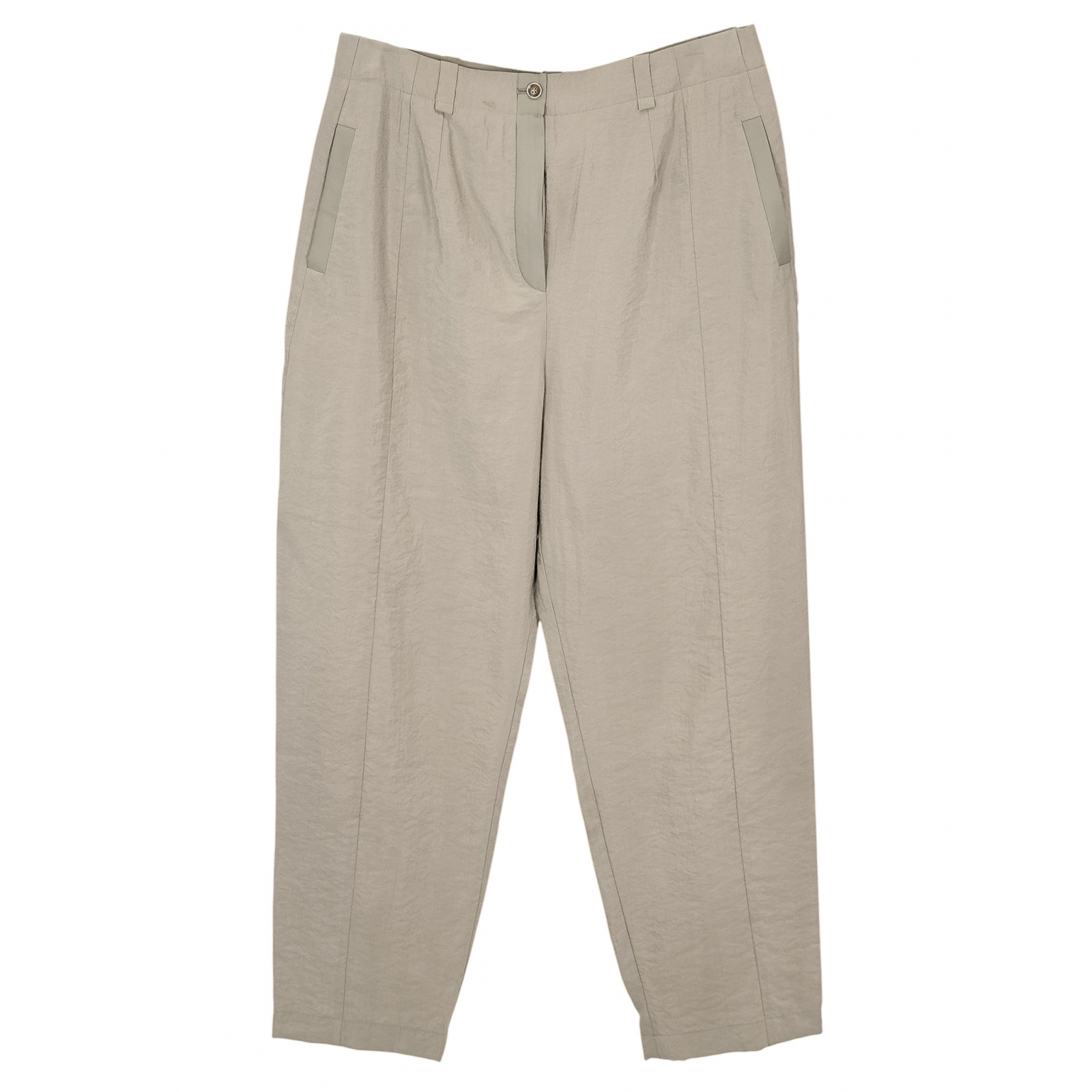 Spodnie z domieszką jedwabiu EMPORIO ARMANI