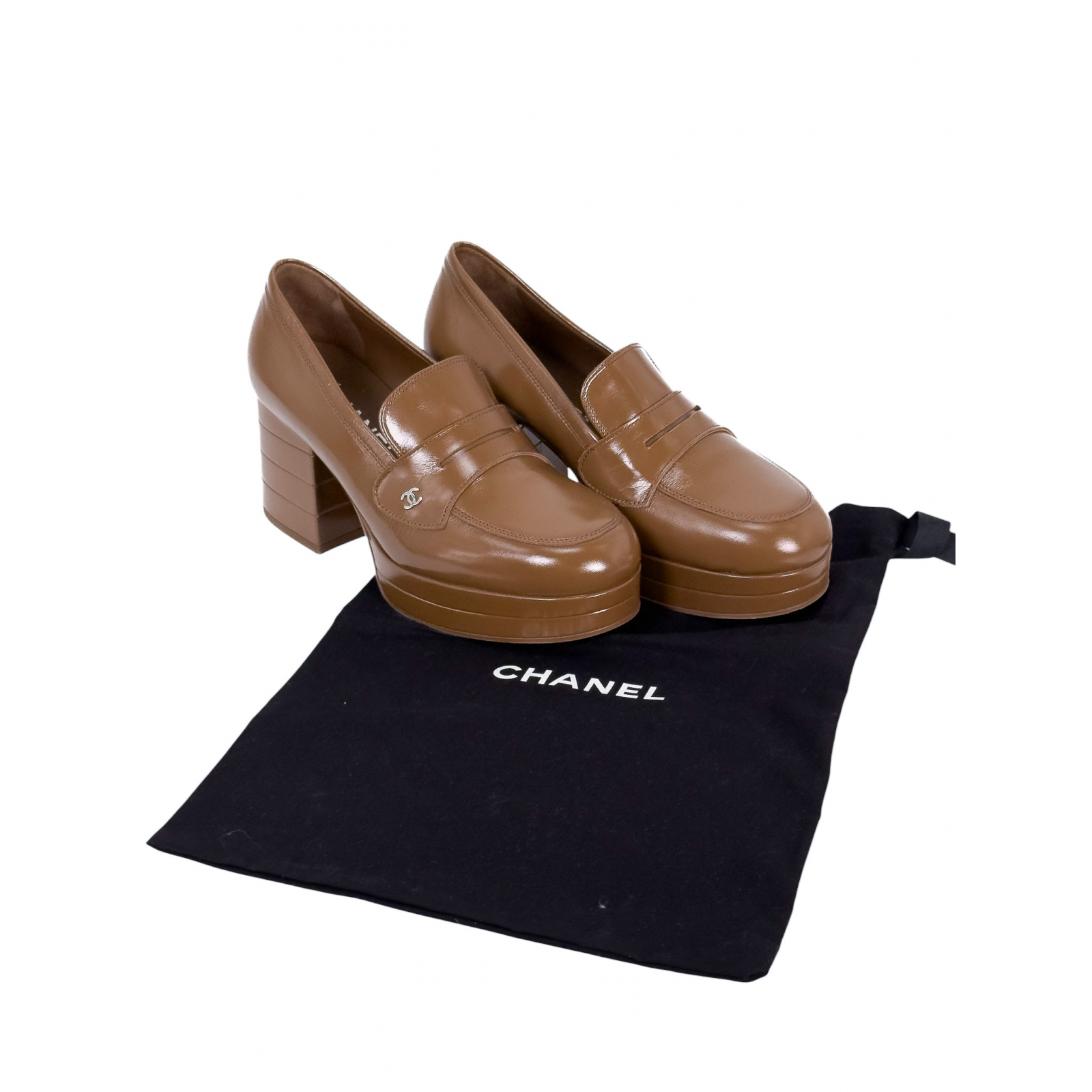 Czółenka na obcasie i platformie