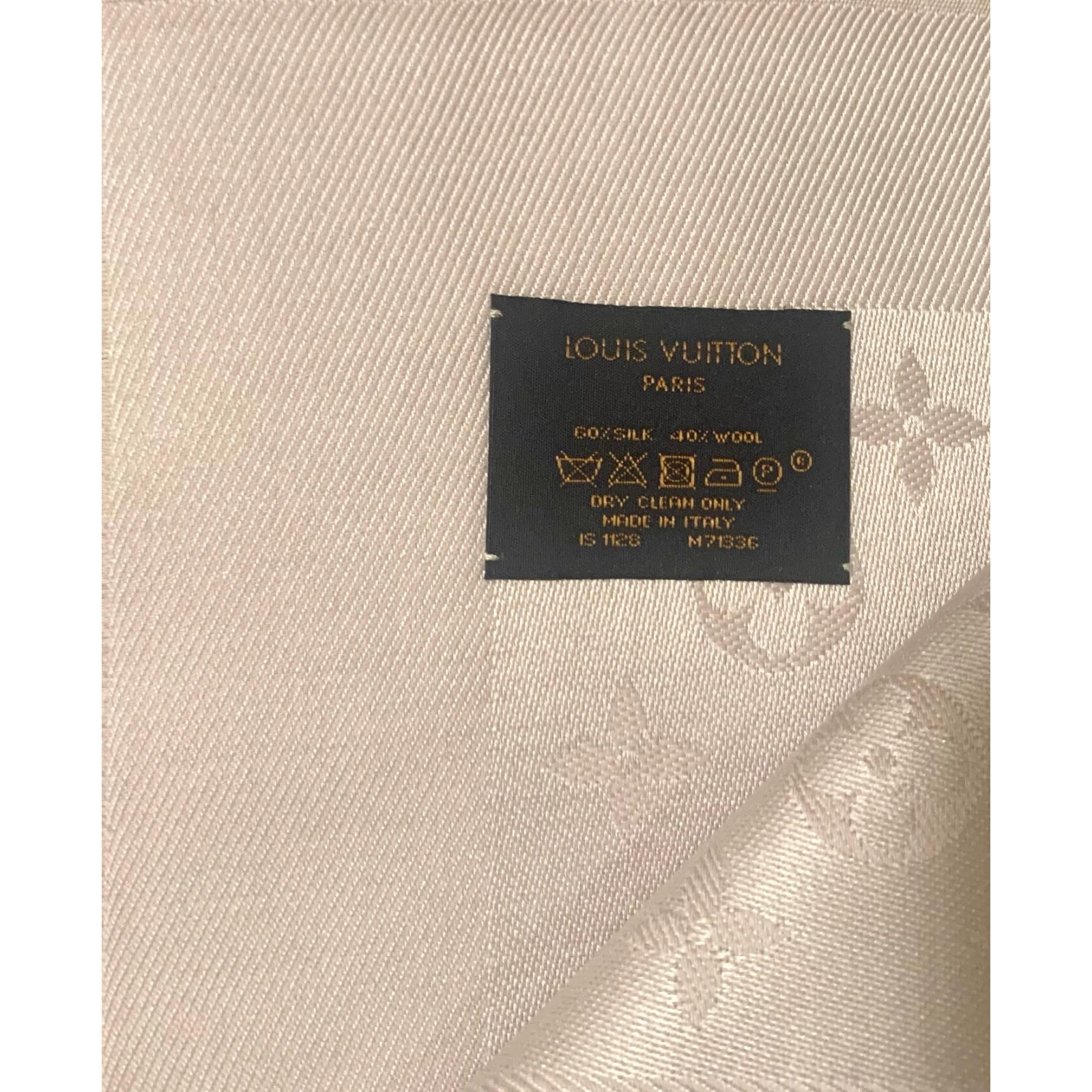 Szal Louis Vuitton monogram GREIGE