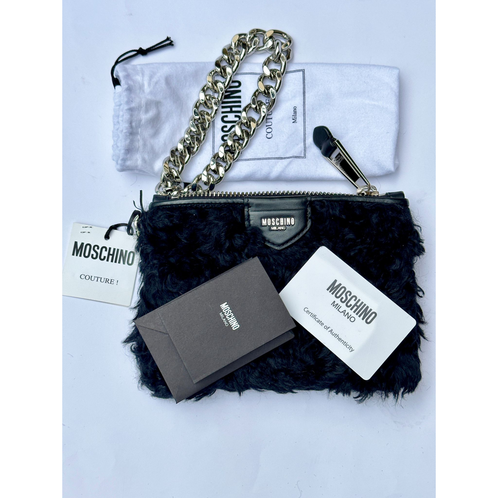 MOSCHINO - czarna pochette