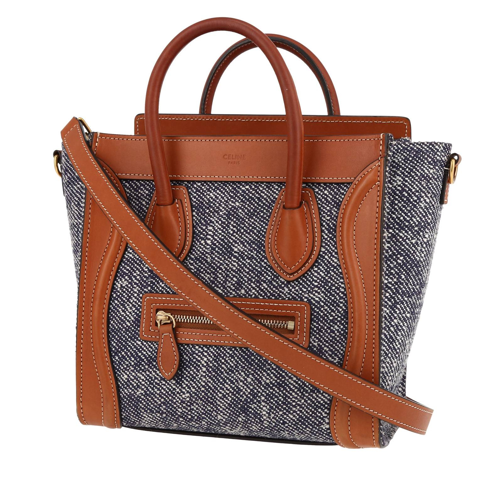 CELINE Nano Luggage Denim Tote Torebka