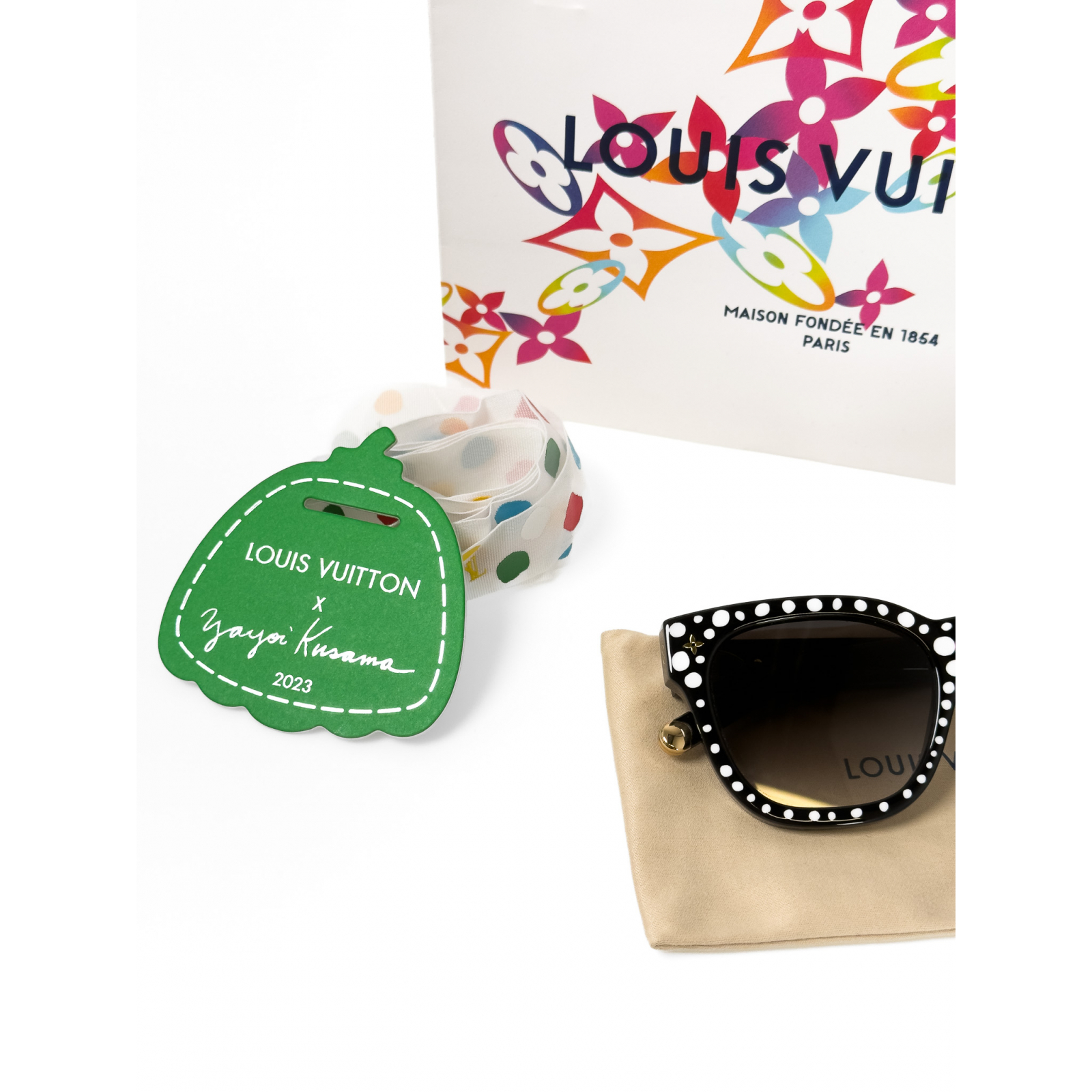 Okulary przeciwsłoneczne  Louis Vuitton x Yayoi Kusama