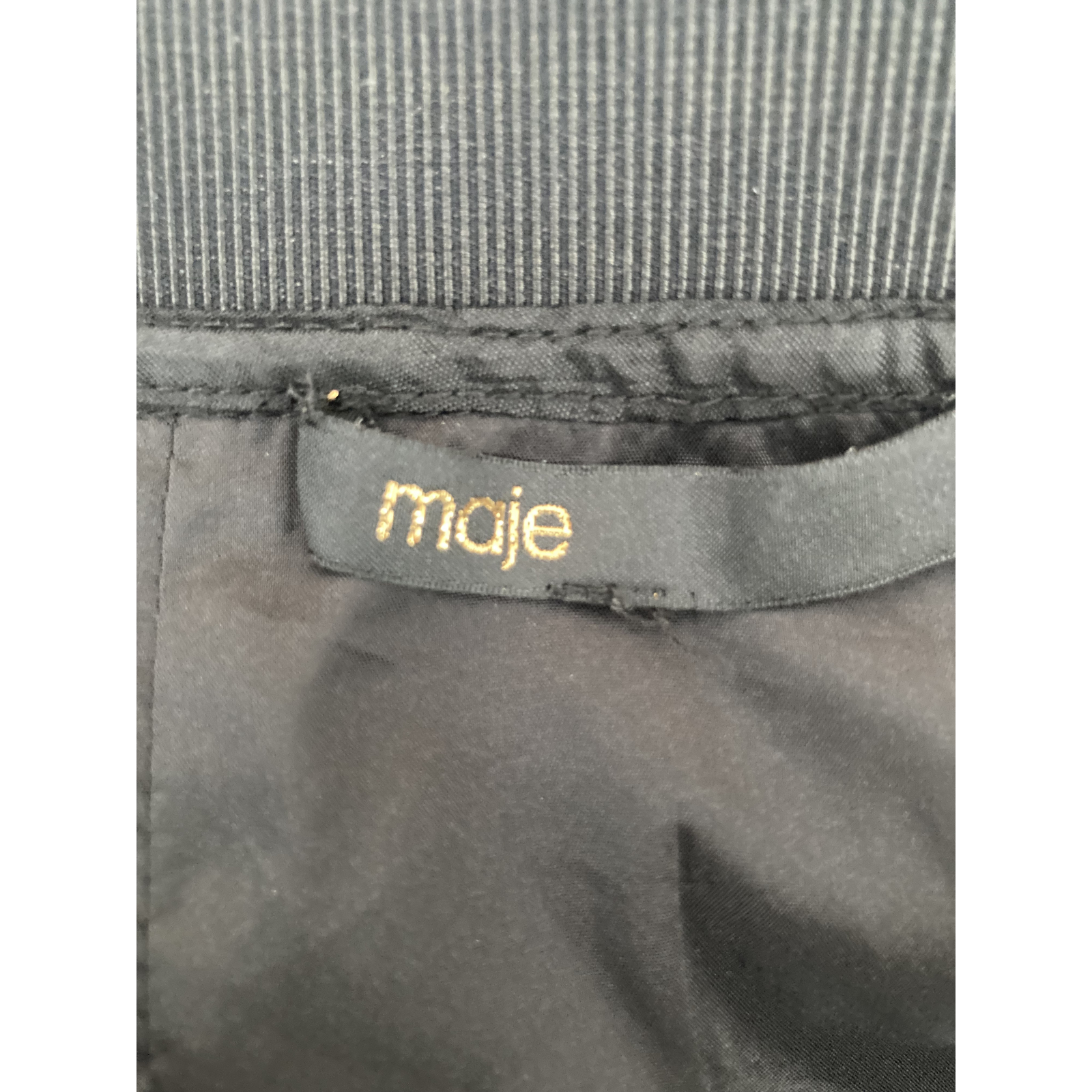 Maje spódnica w kratę z rozcięciami