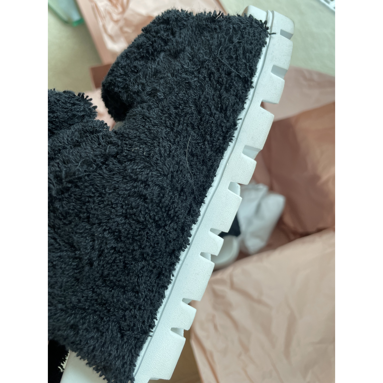 sandały frotte + pudełko