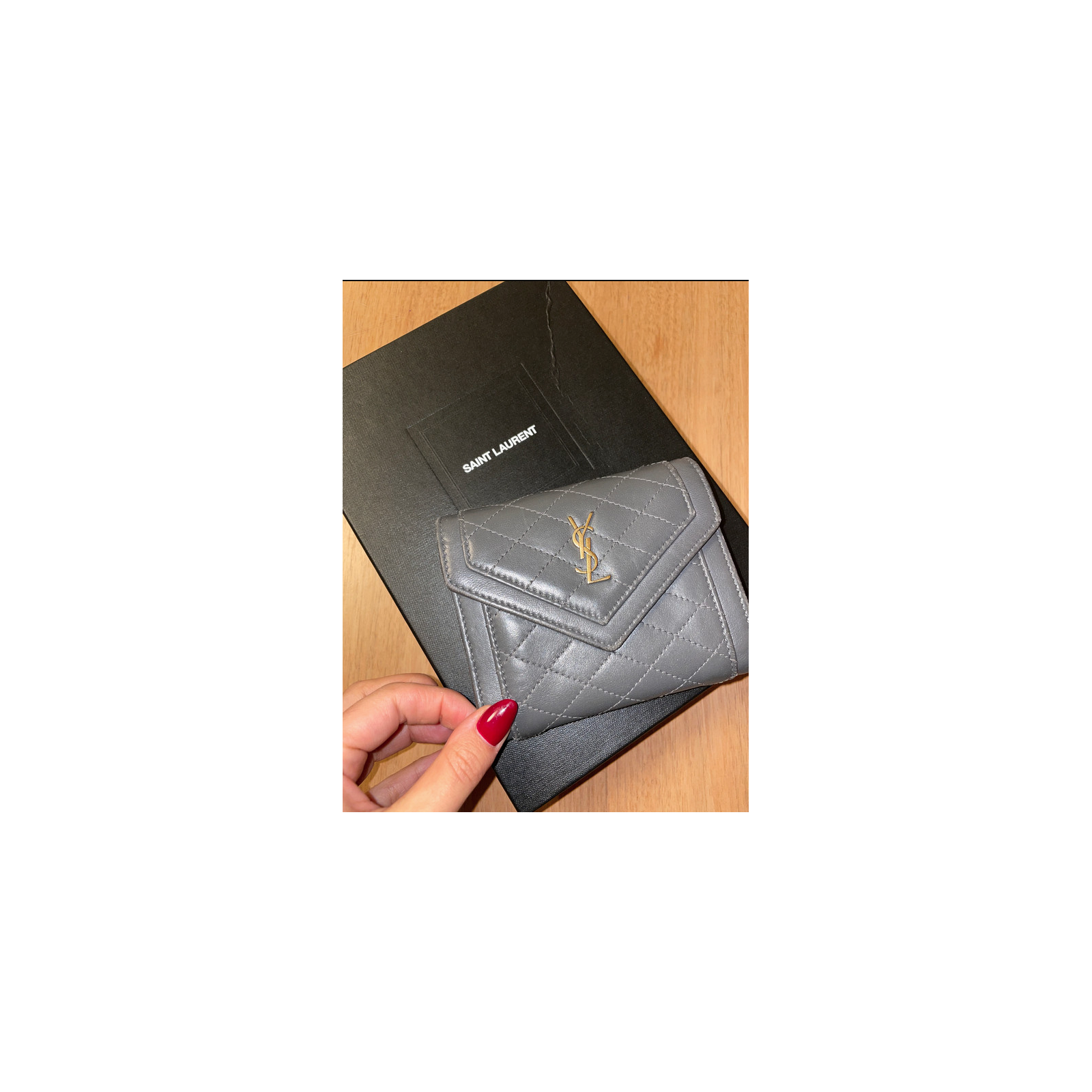 •Saint Laurent Gaby portfel pojemny