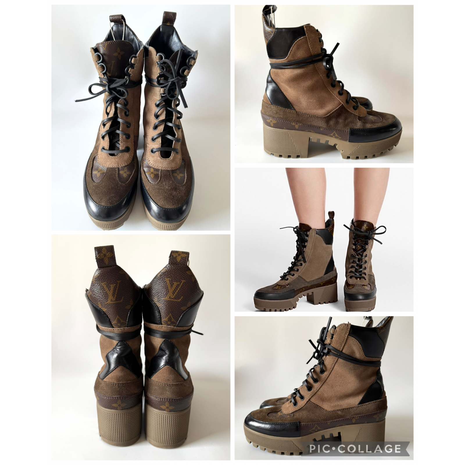 LOUIS VUITTON Laureate Desert Boots – botki