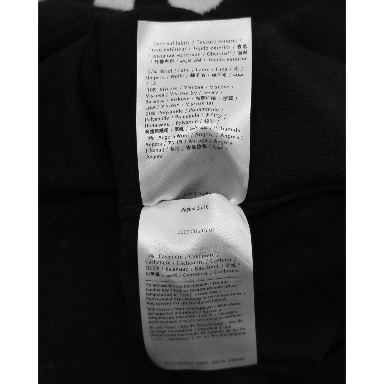 Sweter z domieszką wełny oraz kaszmiru