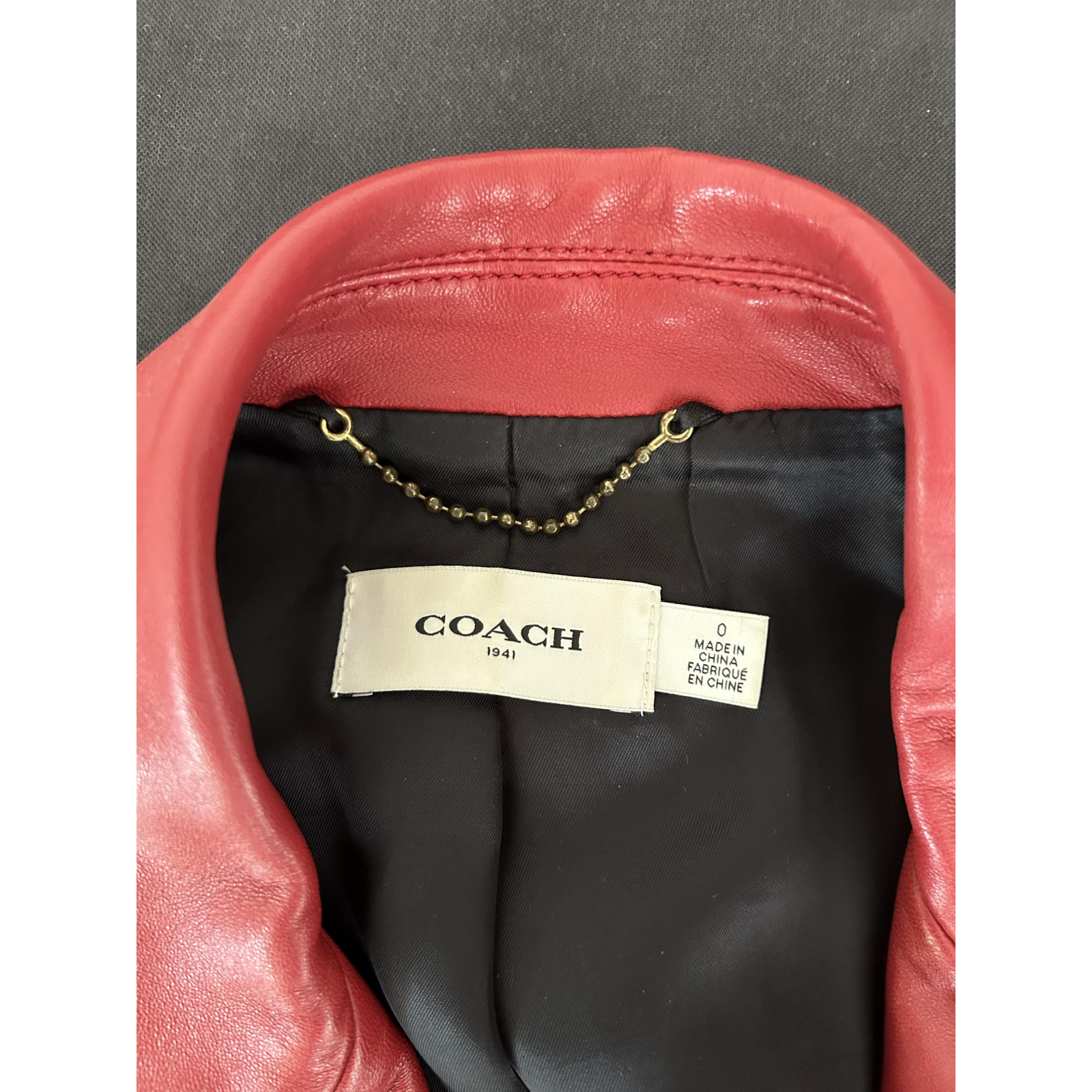 COACH LEATHER JACKET