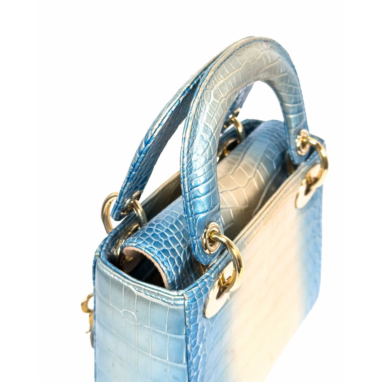 Torebka ze skóry krokodyla