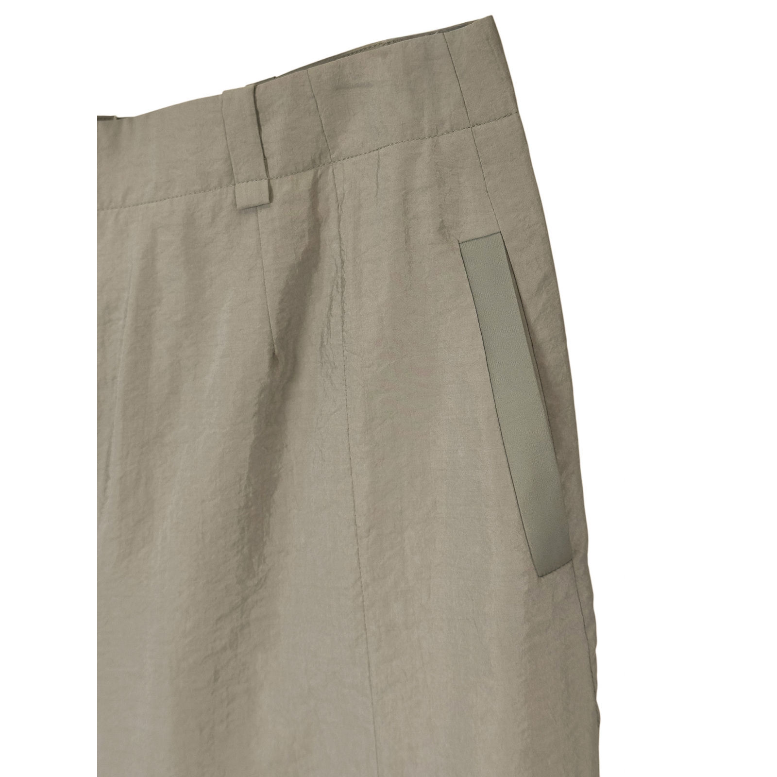 Spodnie z domieszką jedwabiu EMPORIO ARMANI