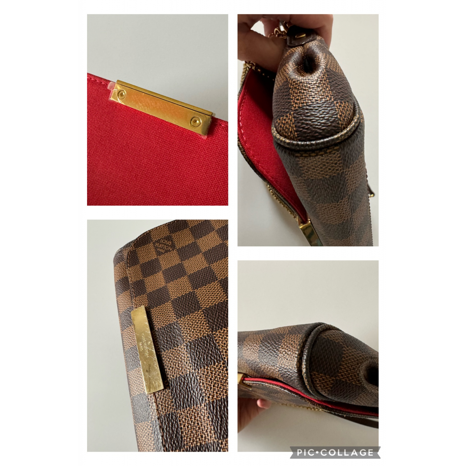 LOUIS VUITTON Favorite PM Damier Ebene Torebka