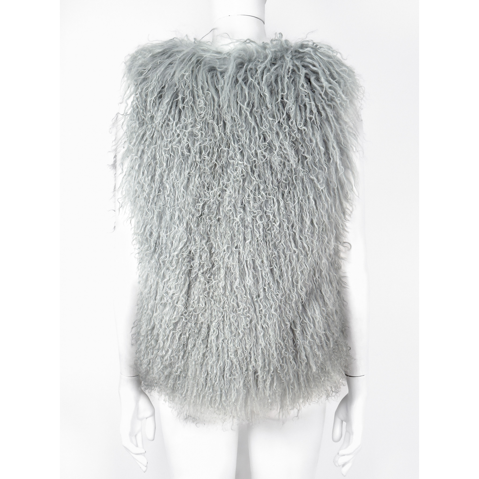 Futrzana kamizelka z owcy tybetańskiej