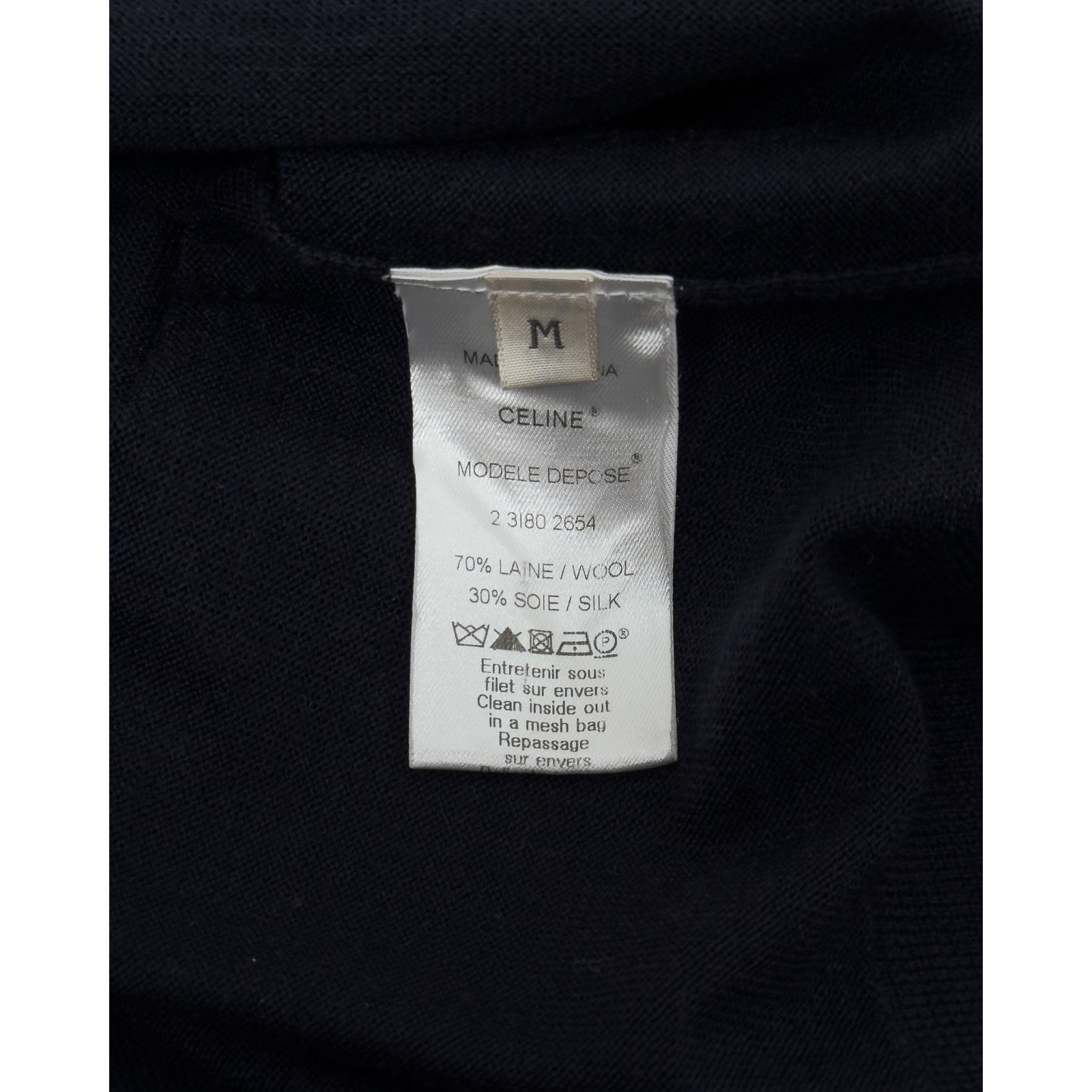 Wełniano-jedwabny sweter