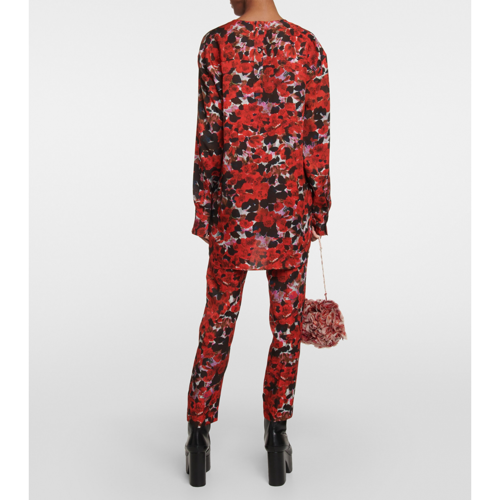 Komplet z wiskozy: bluzka + spodnie