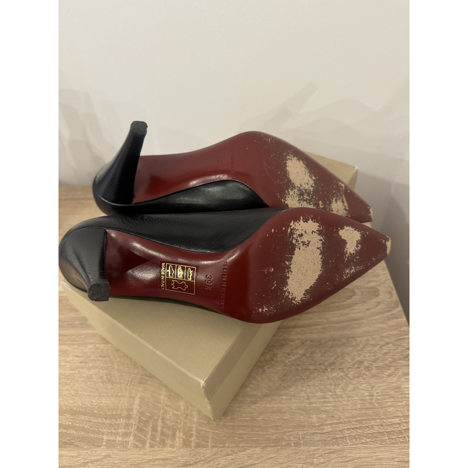 Czółenka szpilki Burberry