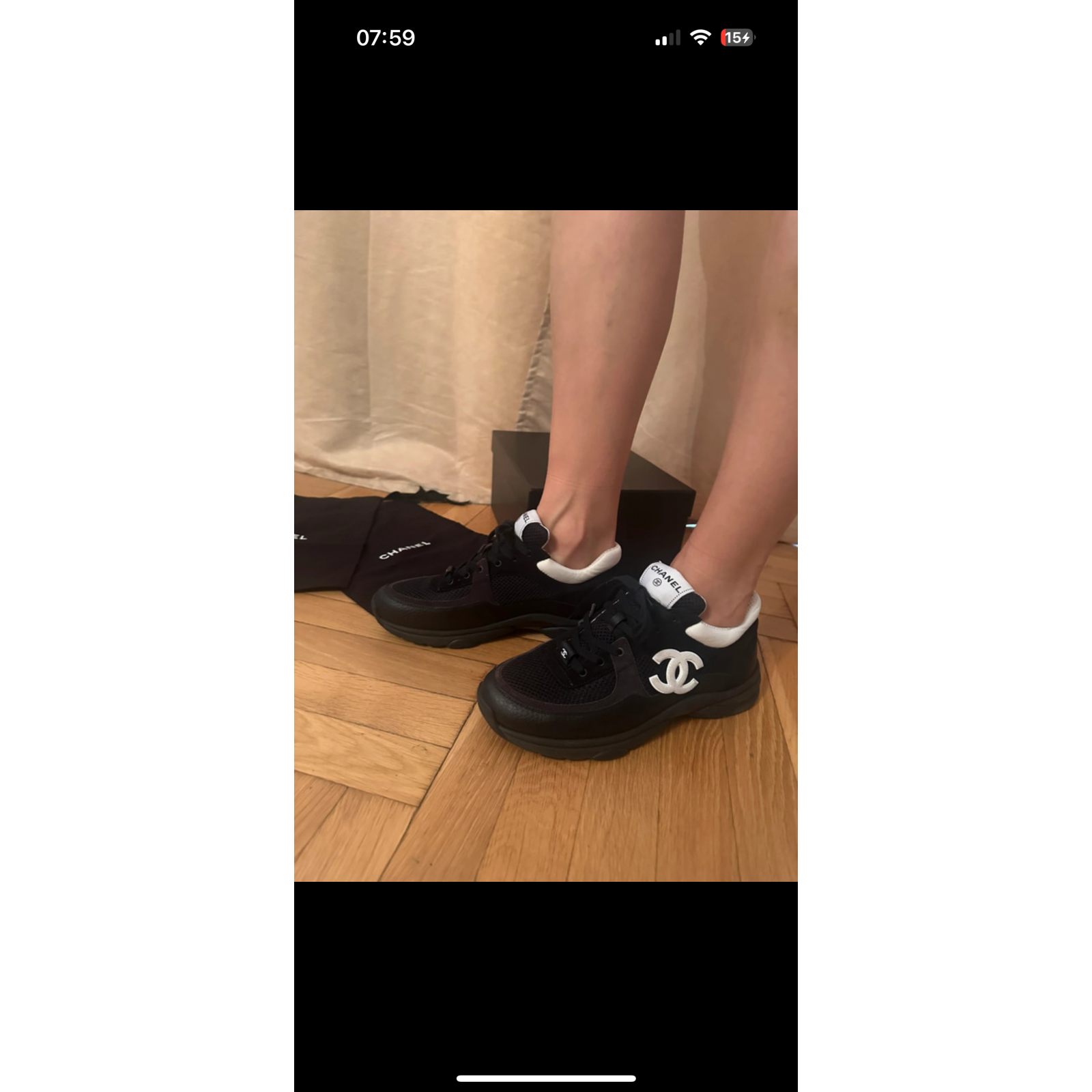Sneakersy CHANEL