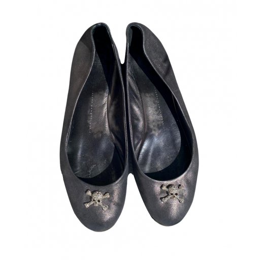 Zanotti balerinki baletki 40 czaszki cyrkonie